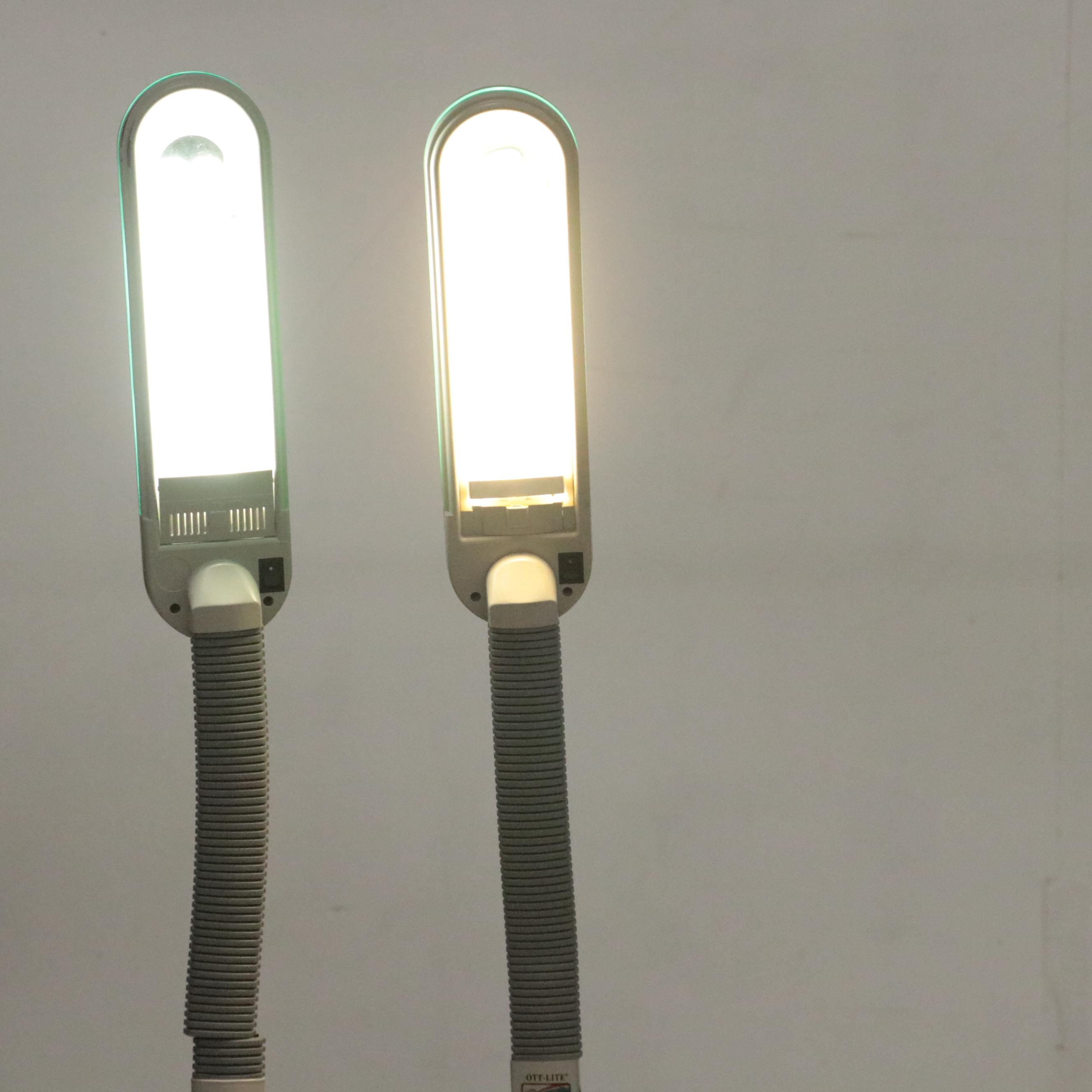 Ott-Lite Truecolor Floor Task Lamps with Table Sewing Lamp