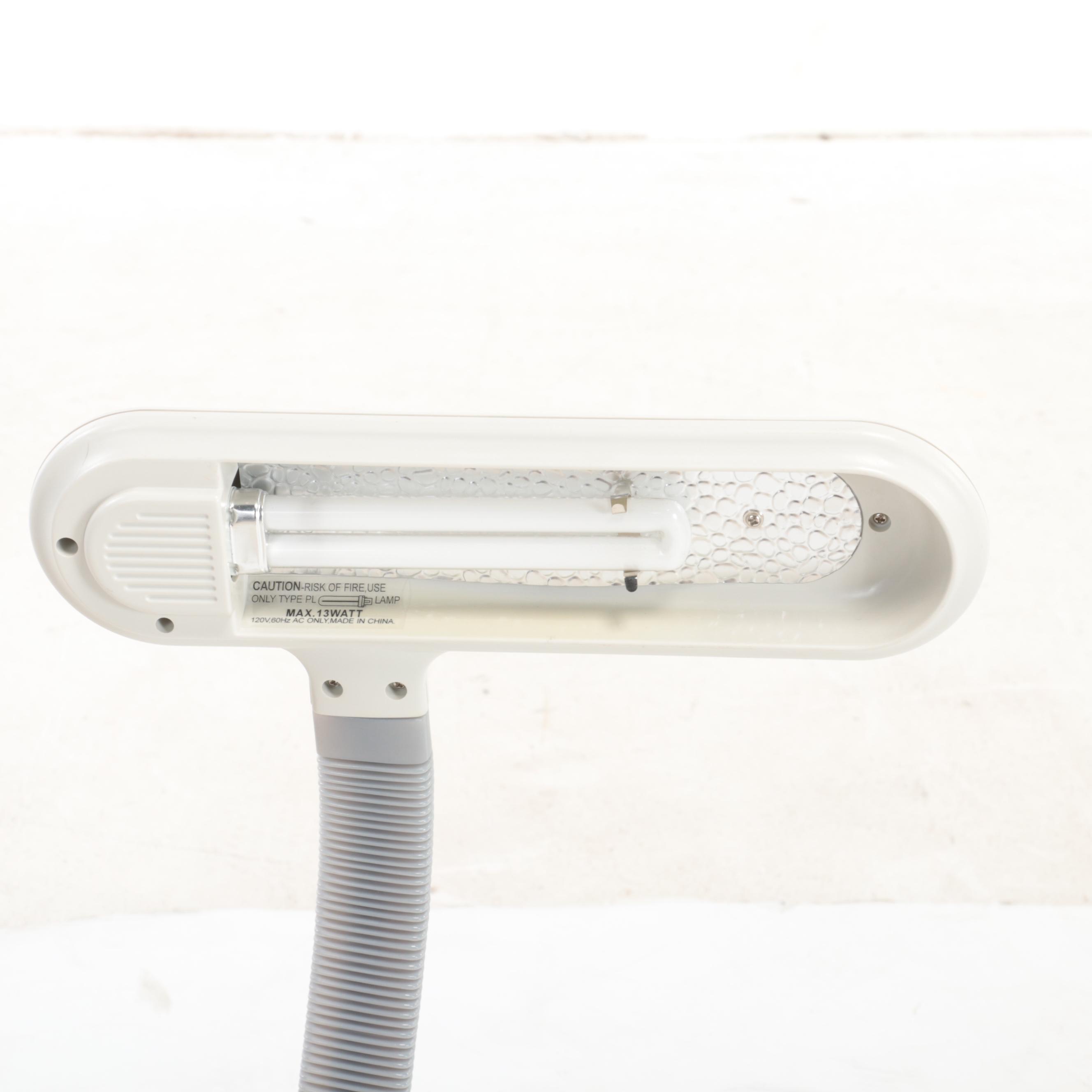 Ott-Lite Truecolor Floor Task Lamps with Table Sewing Lamp