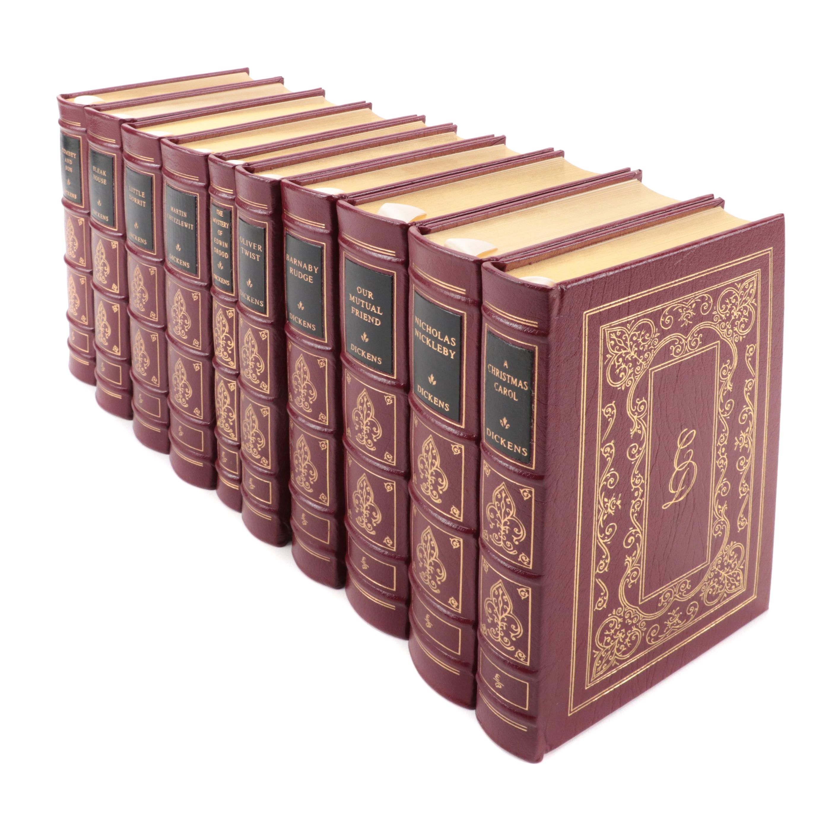 Easton Press Charles Dickens Collection Including "A Christmas Carol"