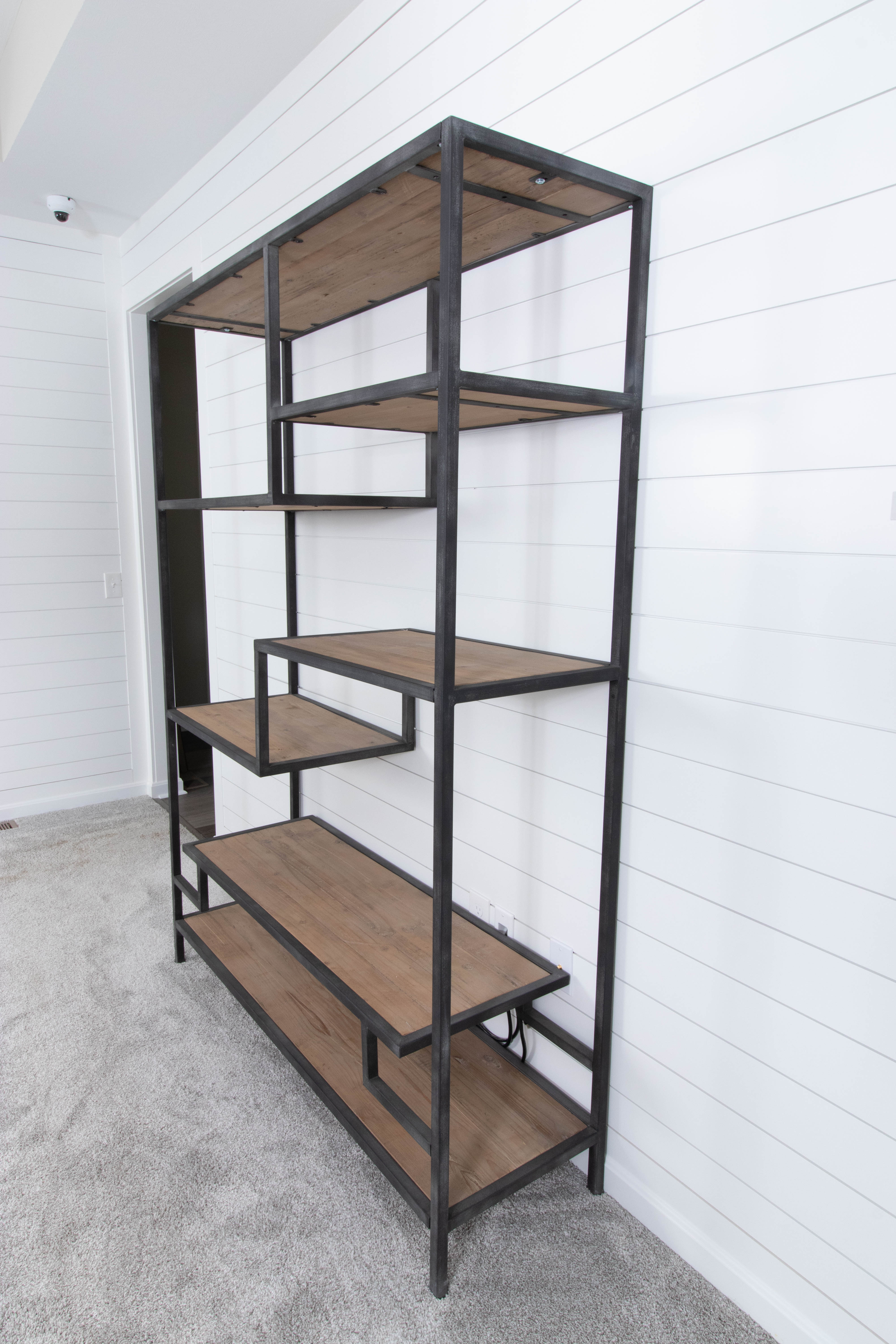 Uttermost "Sherwin" Pine and Iron Étagère