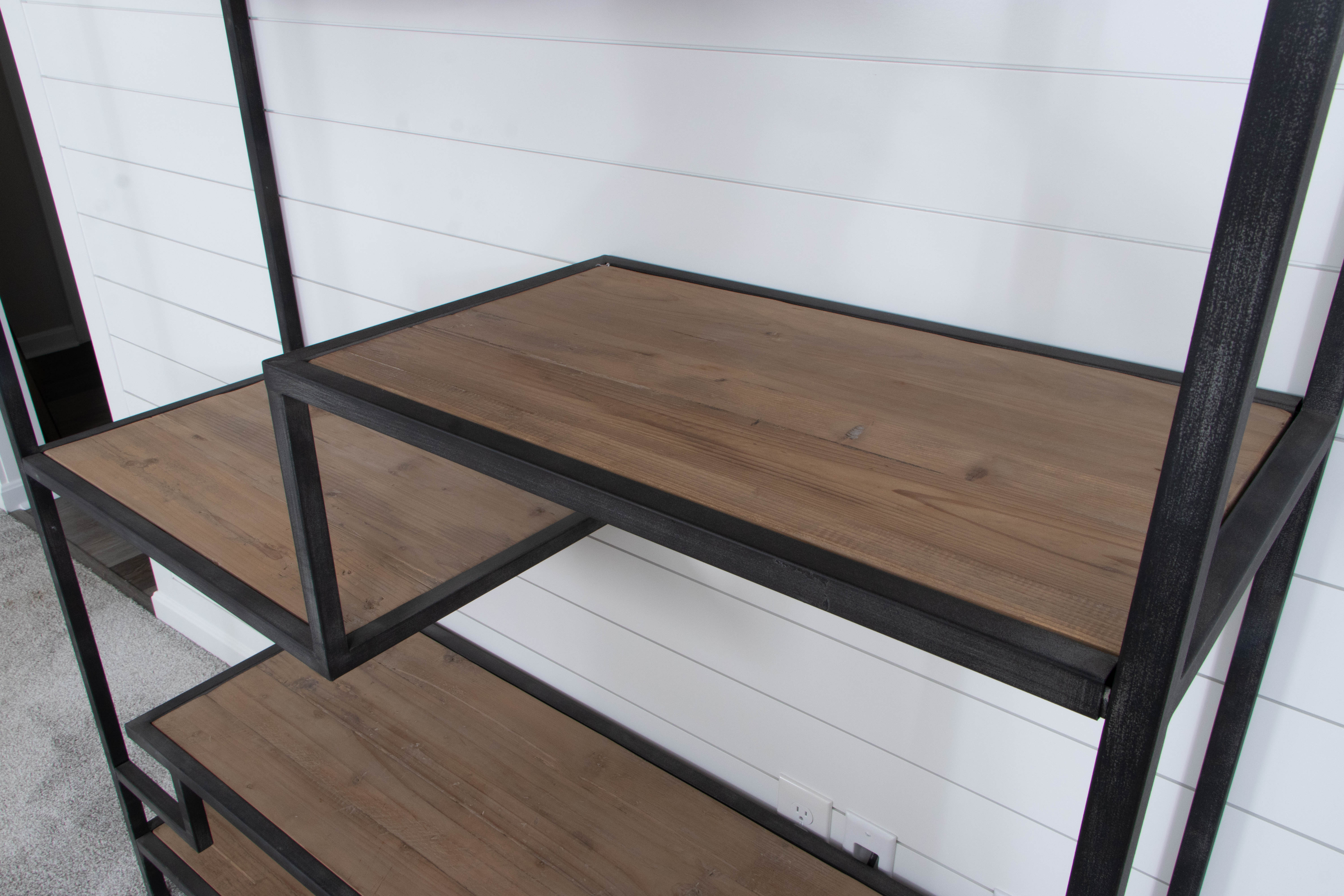 Uttermost "Sherwin" Pine and Iron Étagère