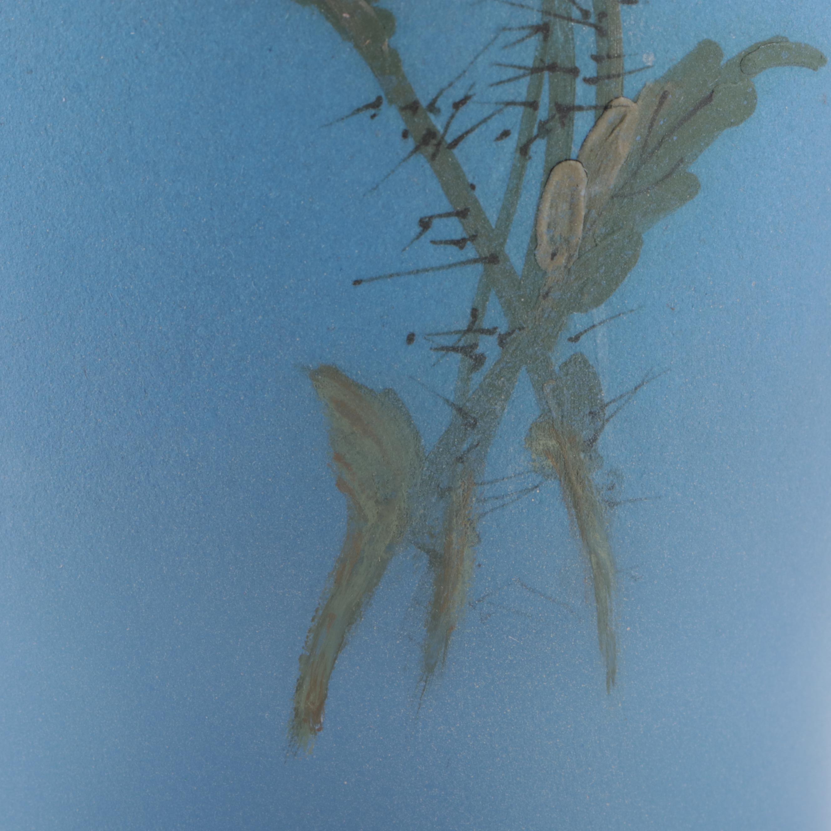 Martin Rettig for Rookwood Pottery Matte Glaze Poppy Vase, 1887