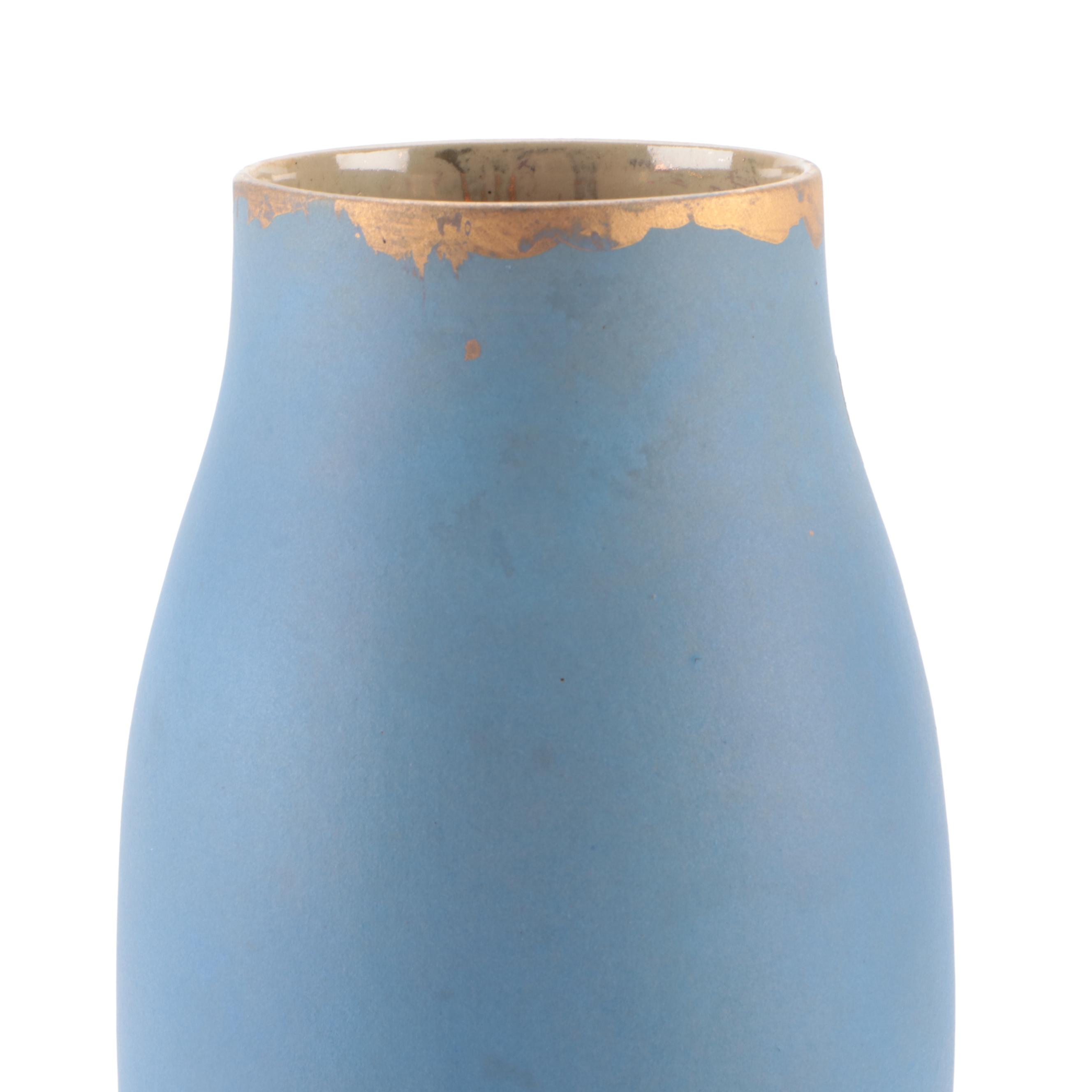 Martin Rettig for Rookwood Pottery Matte Glaze Poppy Vase, 1887
