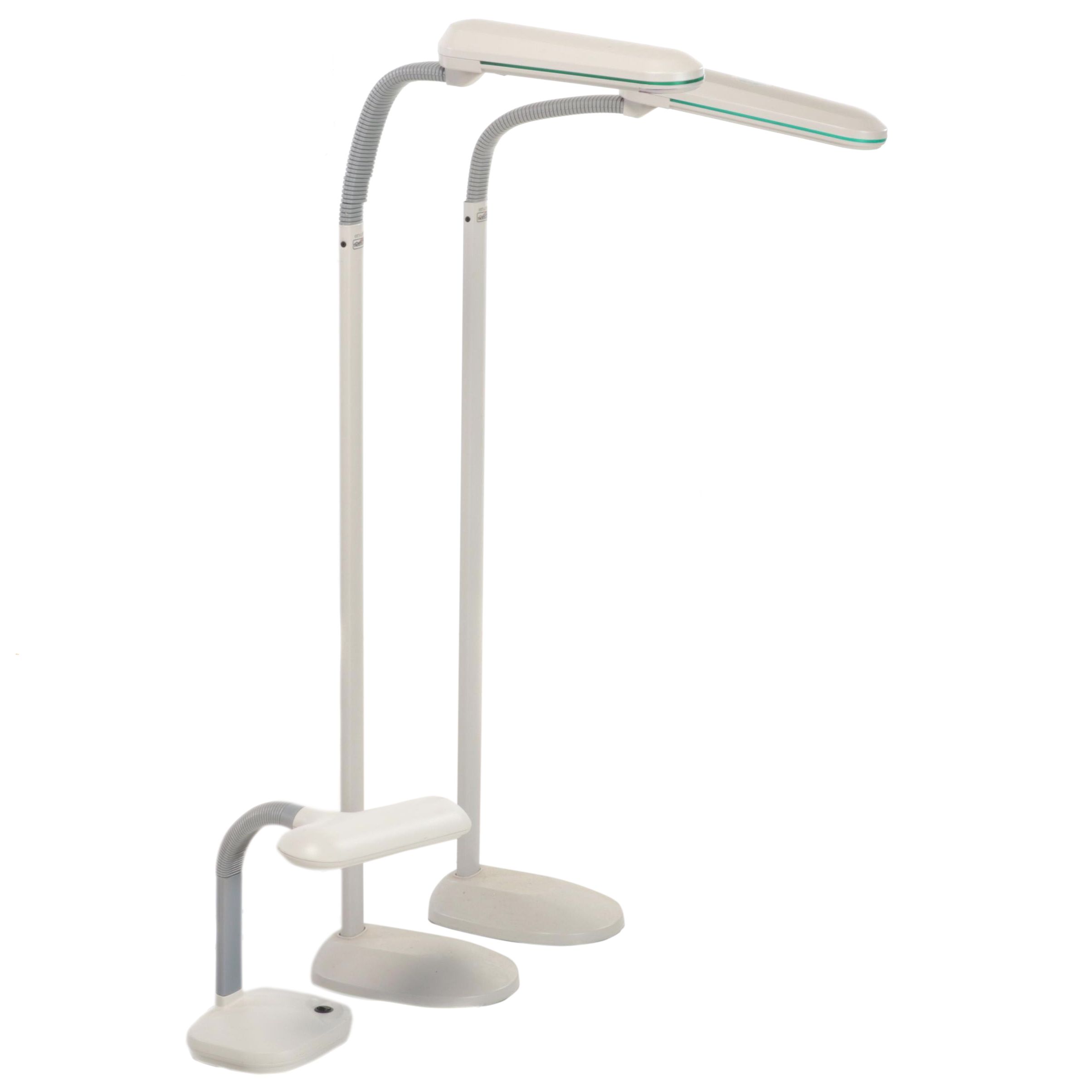 Ott-Lite Truecolor Floor Task Lamps with Table Sewing Lamp