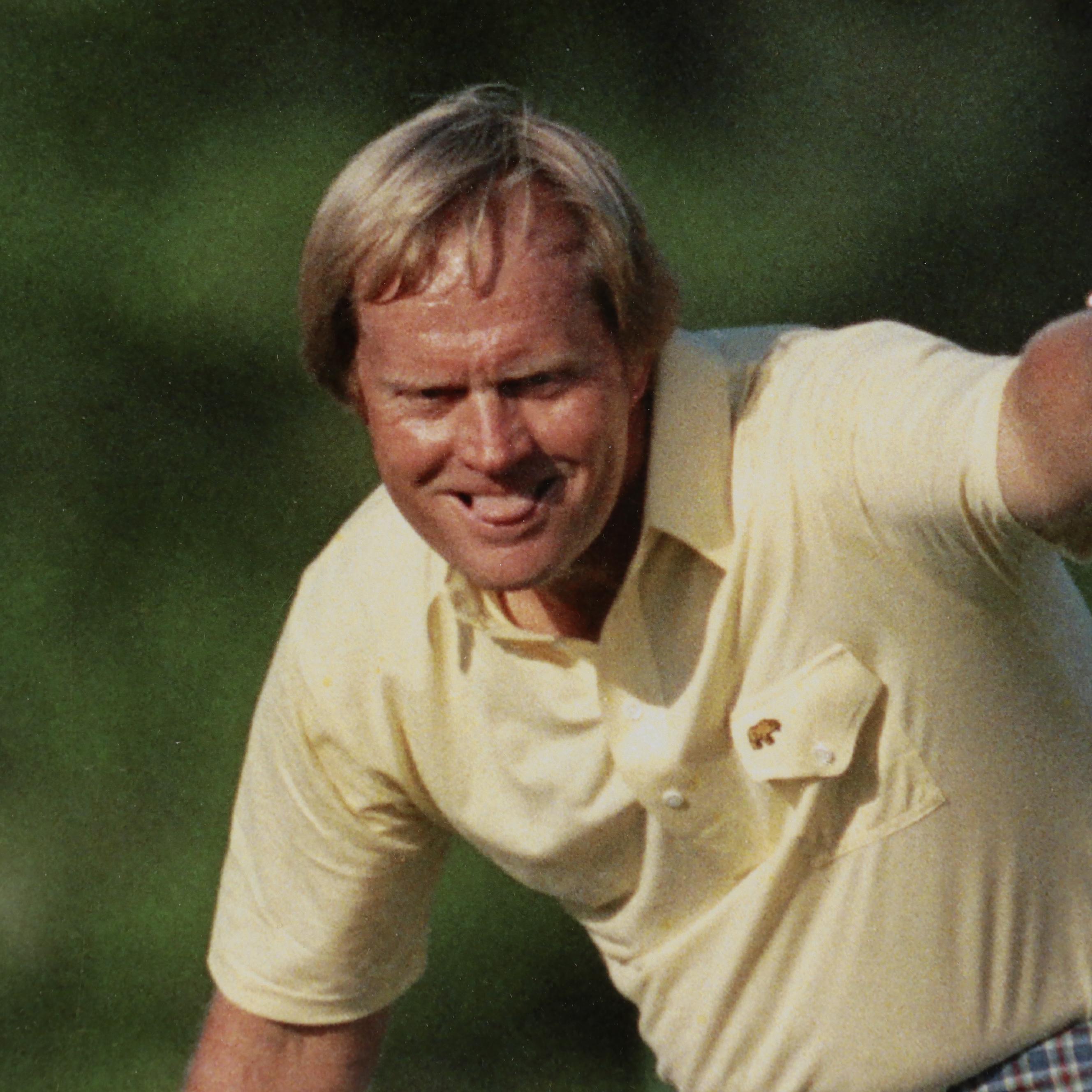 Signed 1986 Jack Nicklaus Masters Augusta National Score Card