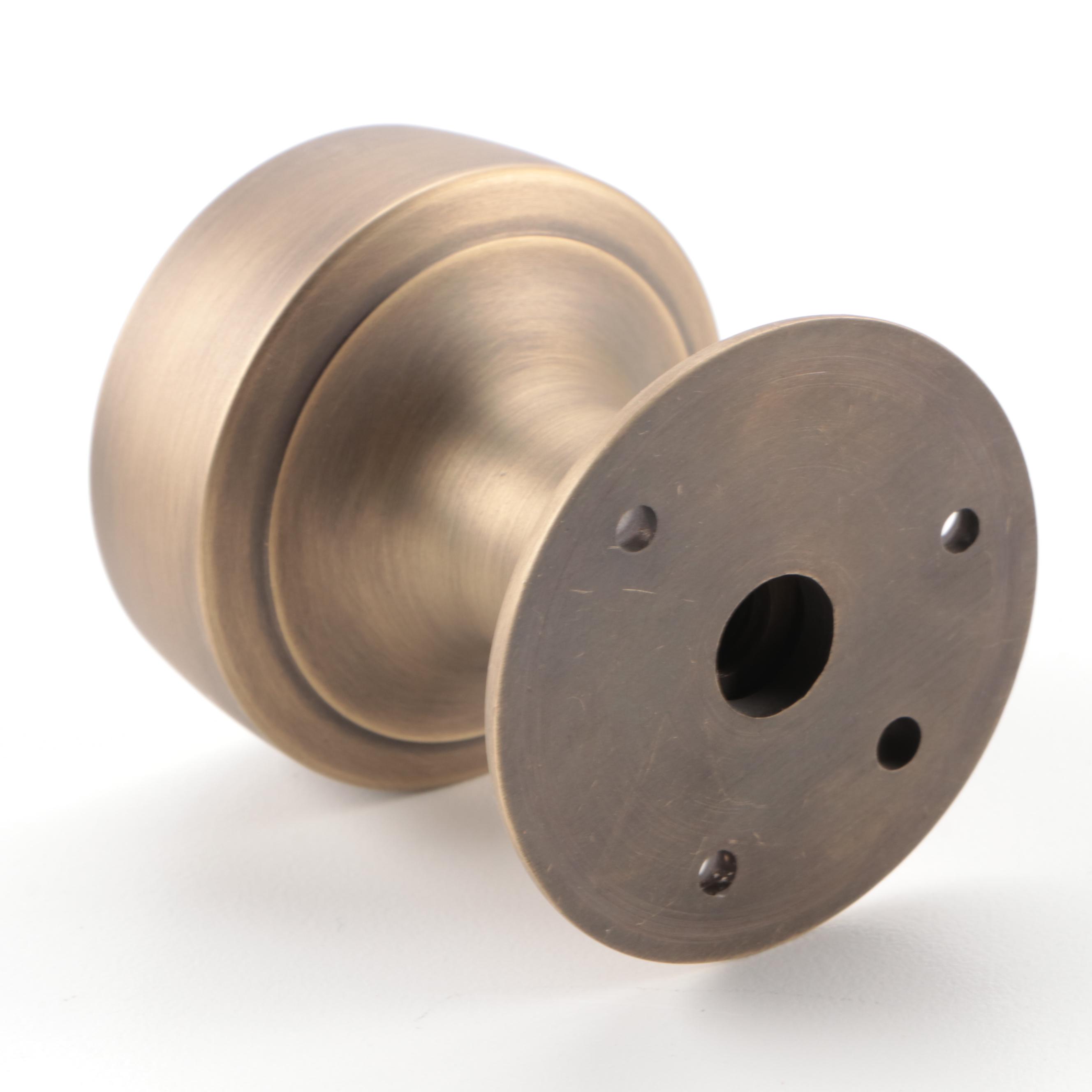 Antique Brass Finish Passage Door Knob Sets with Latches