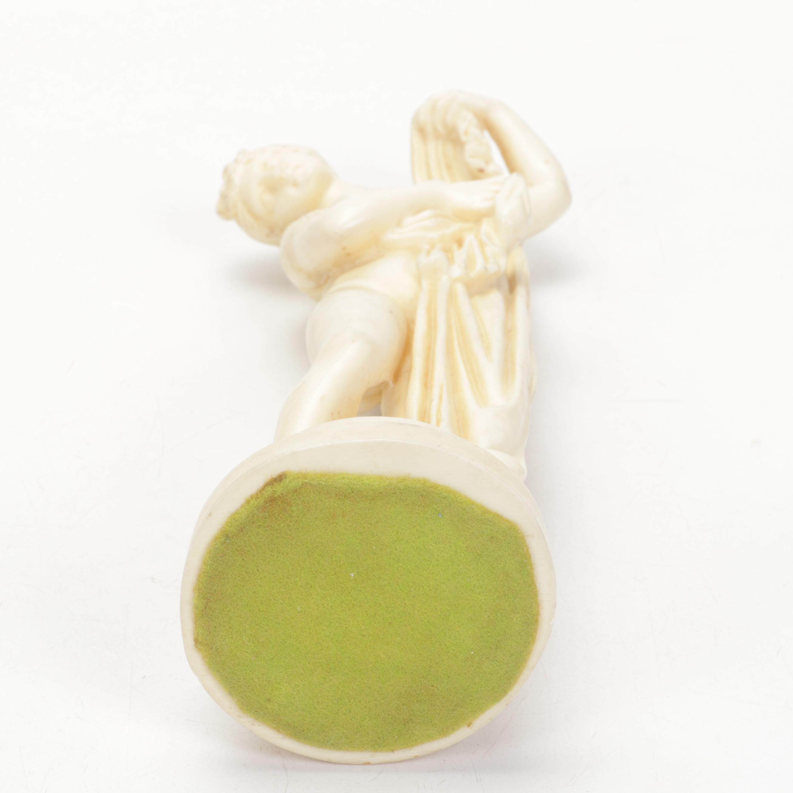 A. Santini Neoclassical Resin Aphrodite and Venus Sculptures, Mid-20th Century