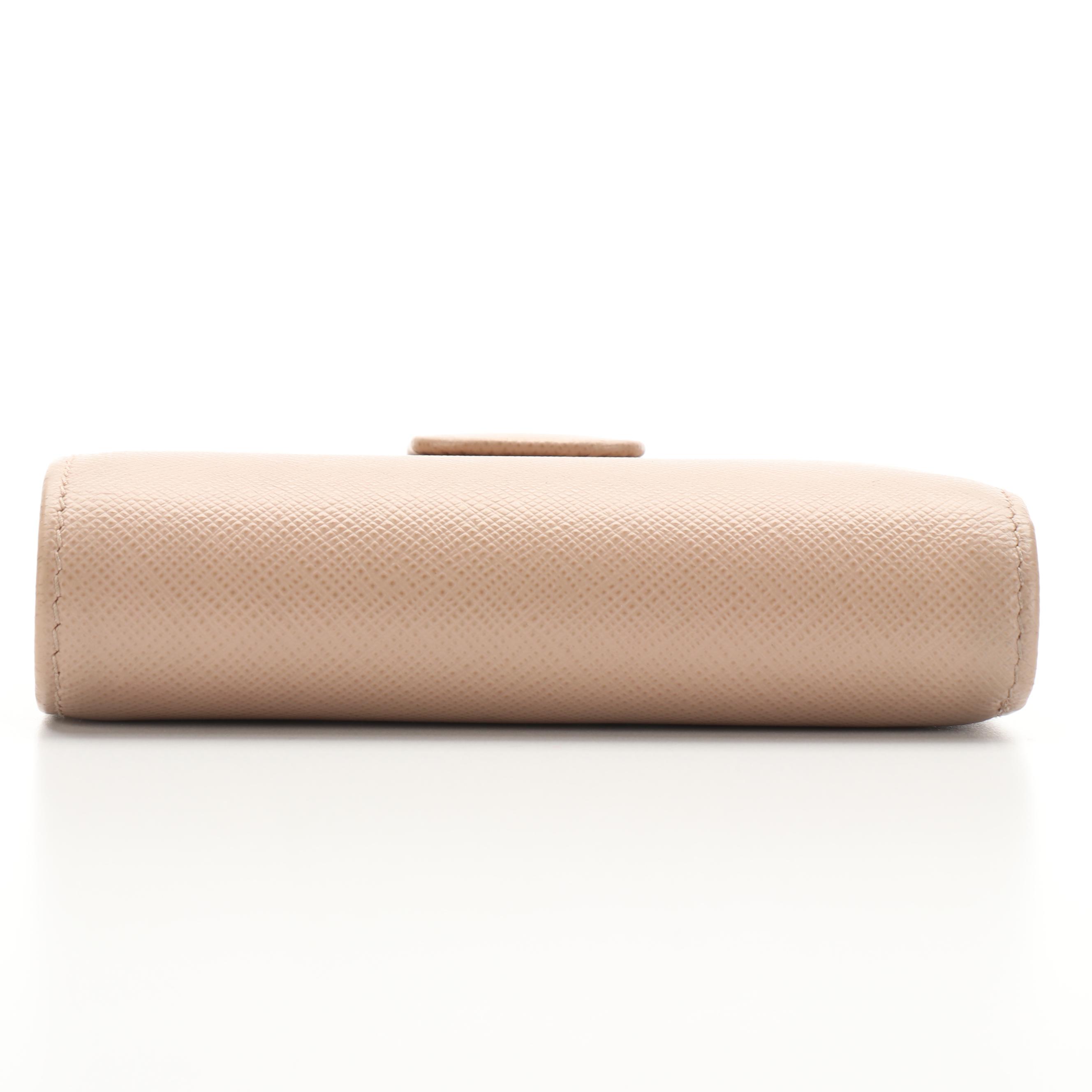 Prada Compact Wallet in Saffiano Leather