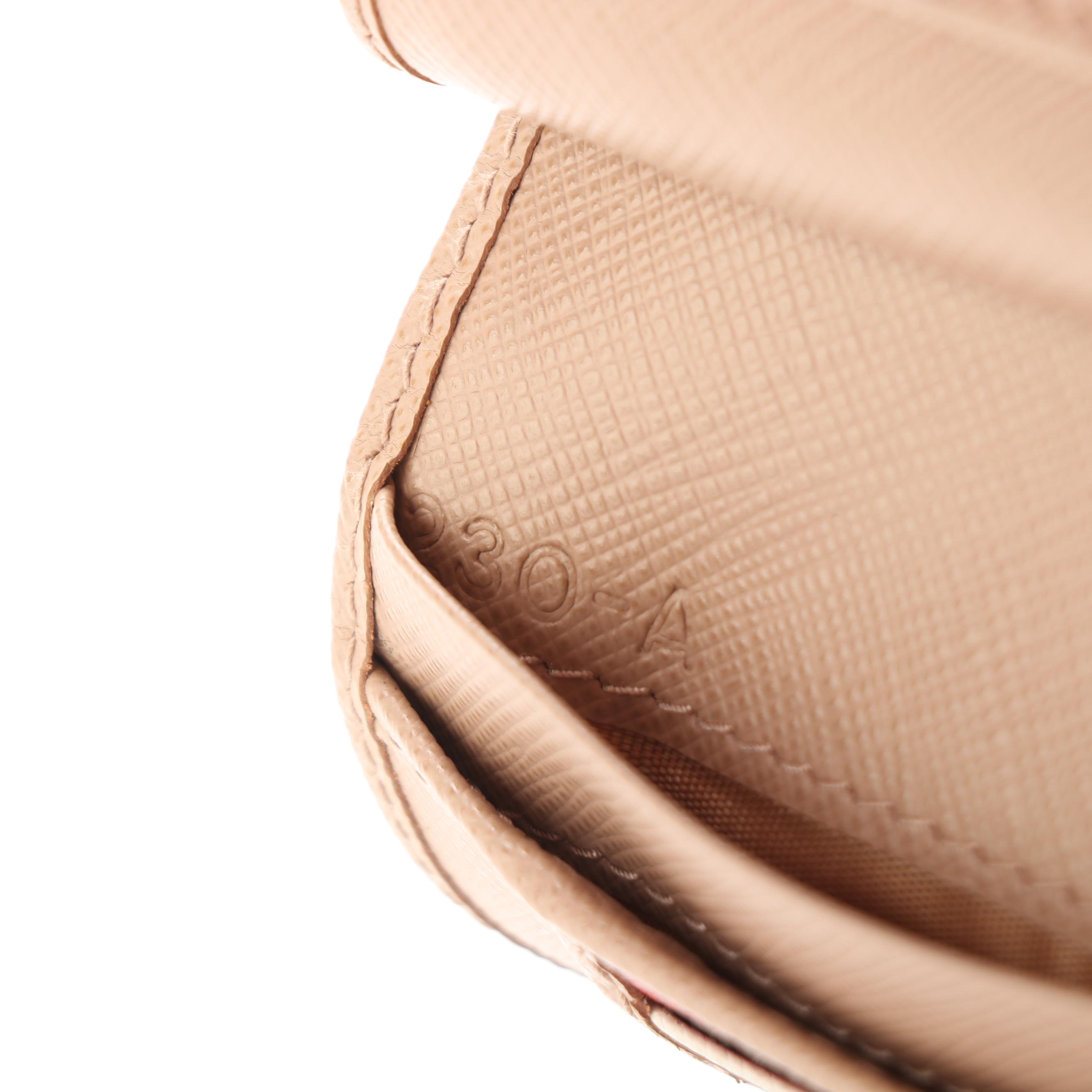 Prada Compact Wallet in Saffiano Leather