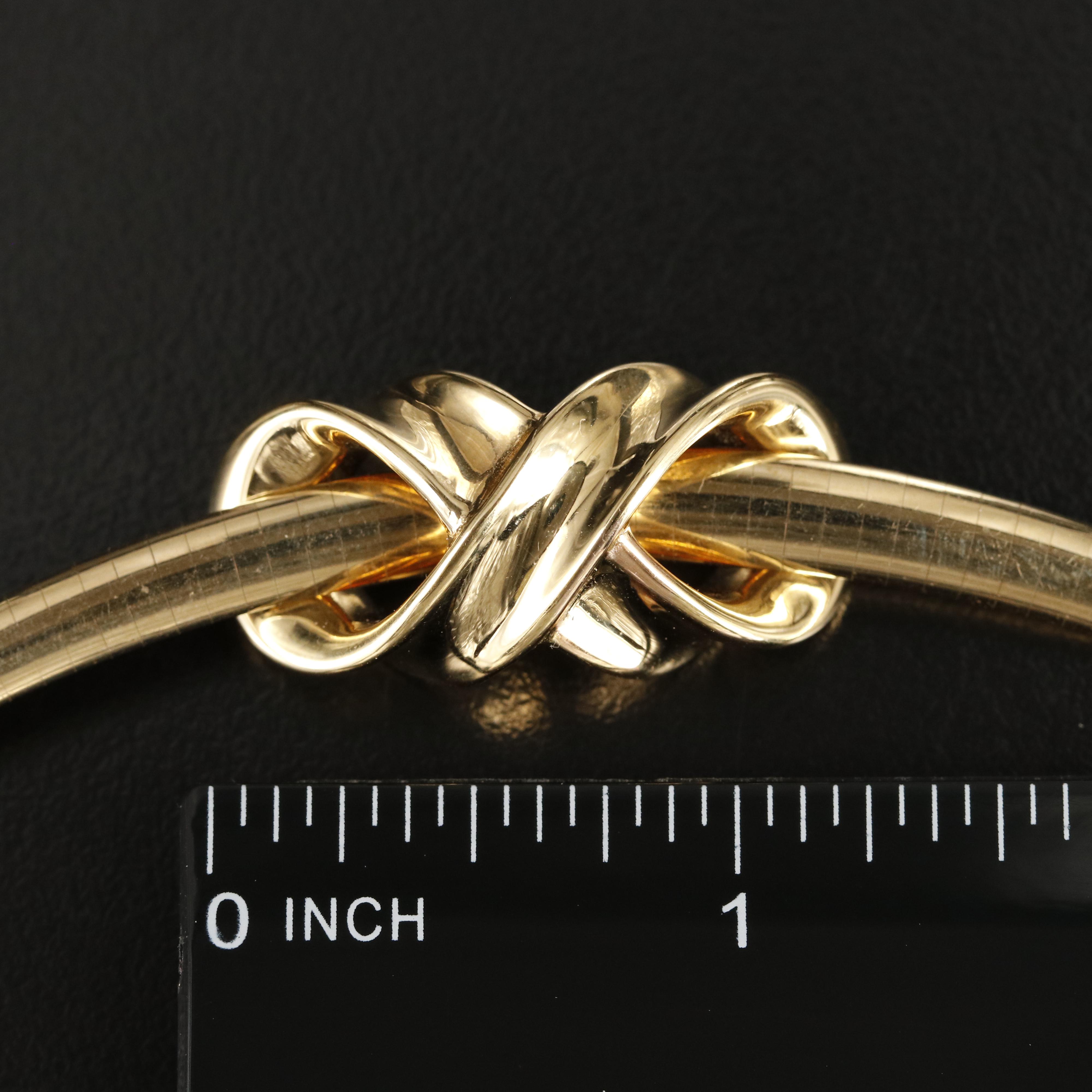 14K Infinity Slide Pendant on Graduated Omega Chain Necklace