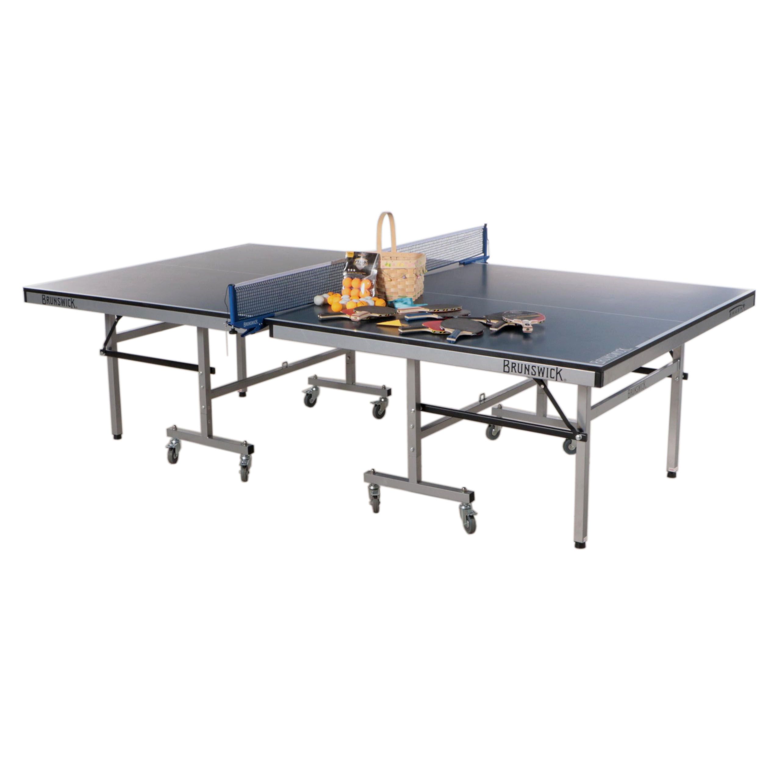 Brunswick Table Tennis Table With Paddles and Balls
