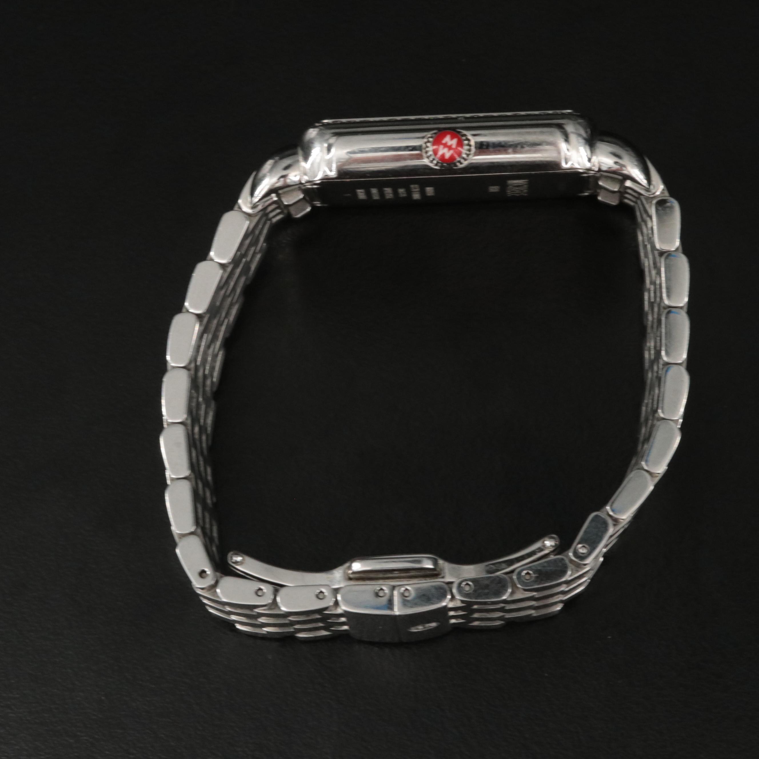 Michele Deco II Diamond Quartz Watch