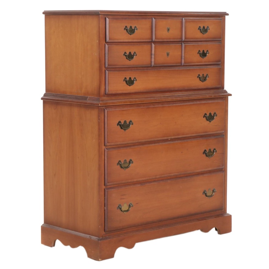 Drew Walnut Chest of Drawers, Mid to Late 20th Century