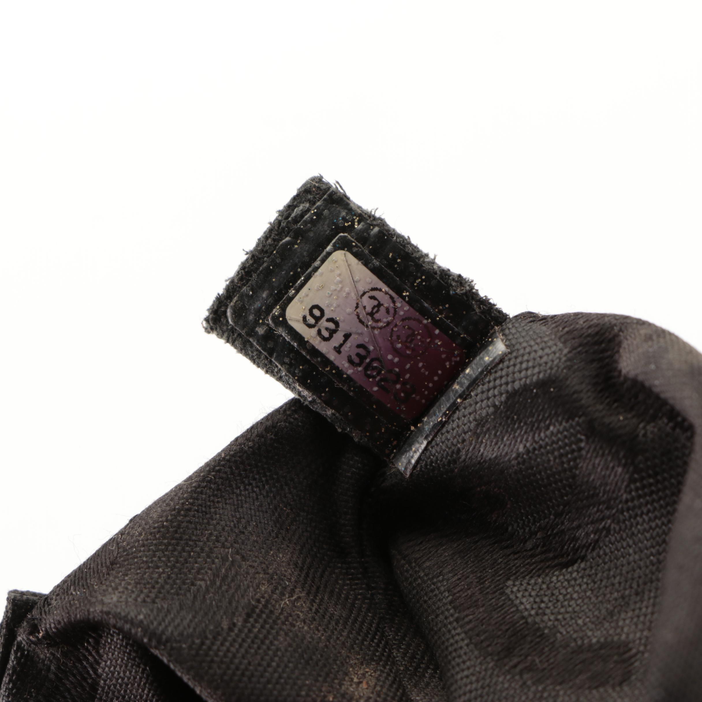 Chanel Ligne Cambon Tan/Black Quilted Leather Mini Shopping Tote Bag