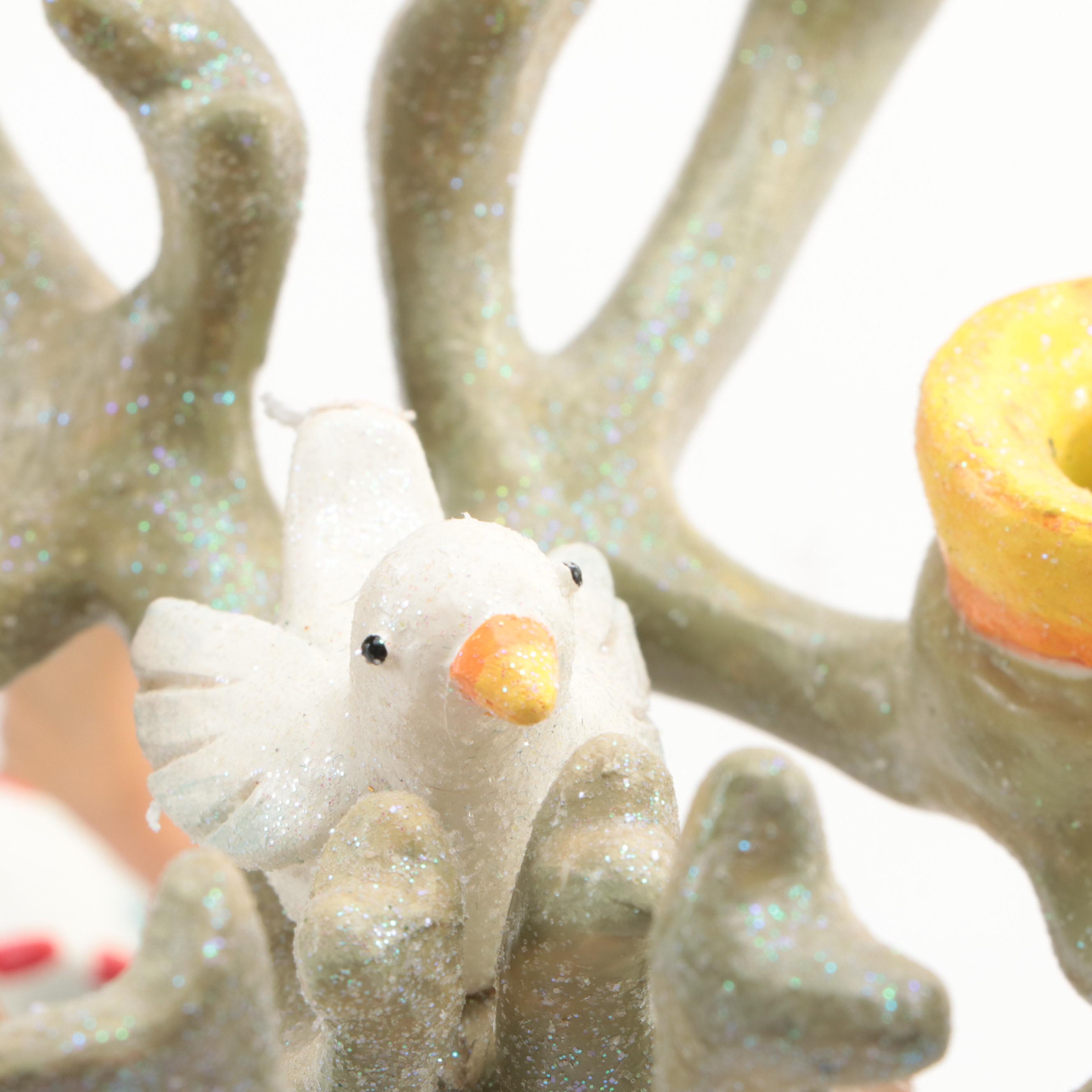 Department 56 Patience Brewster "Krinkles" Reindeer Candelabra