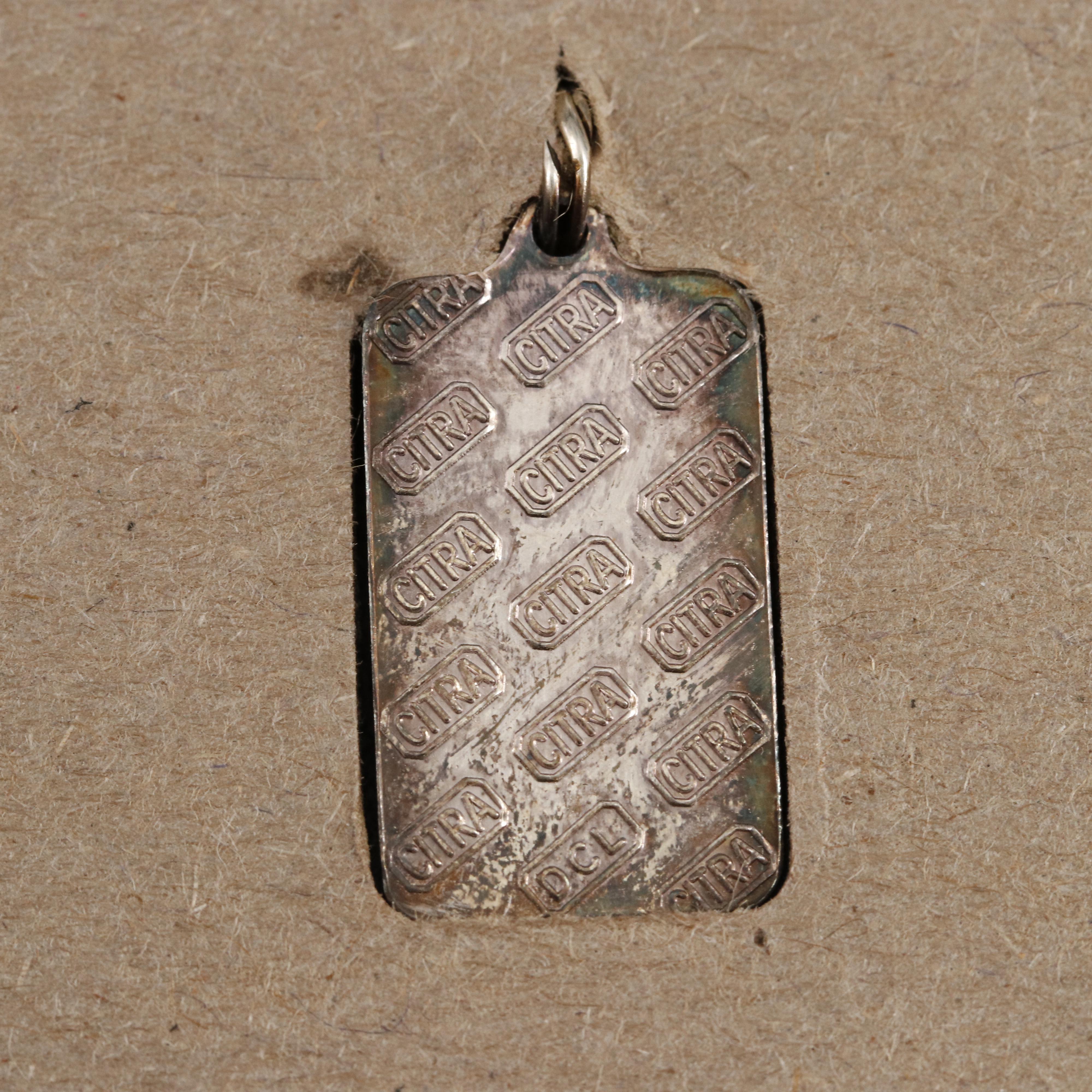 Five-Gram Fine Silver Ingot Pendant