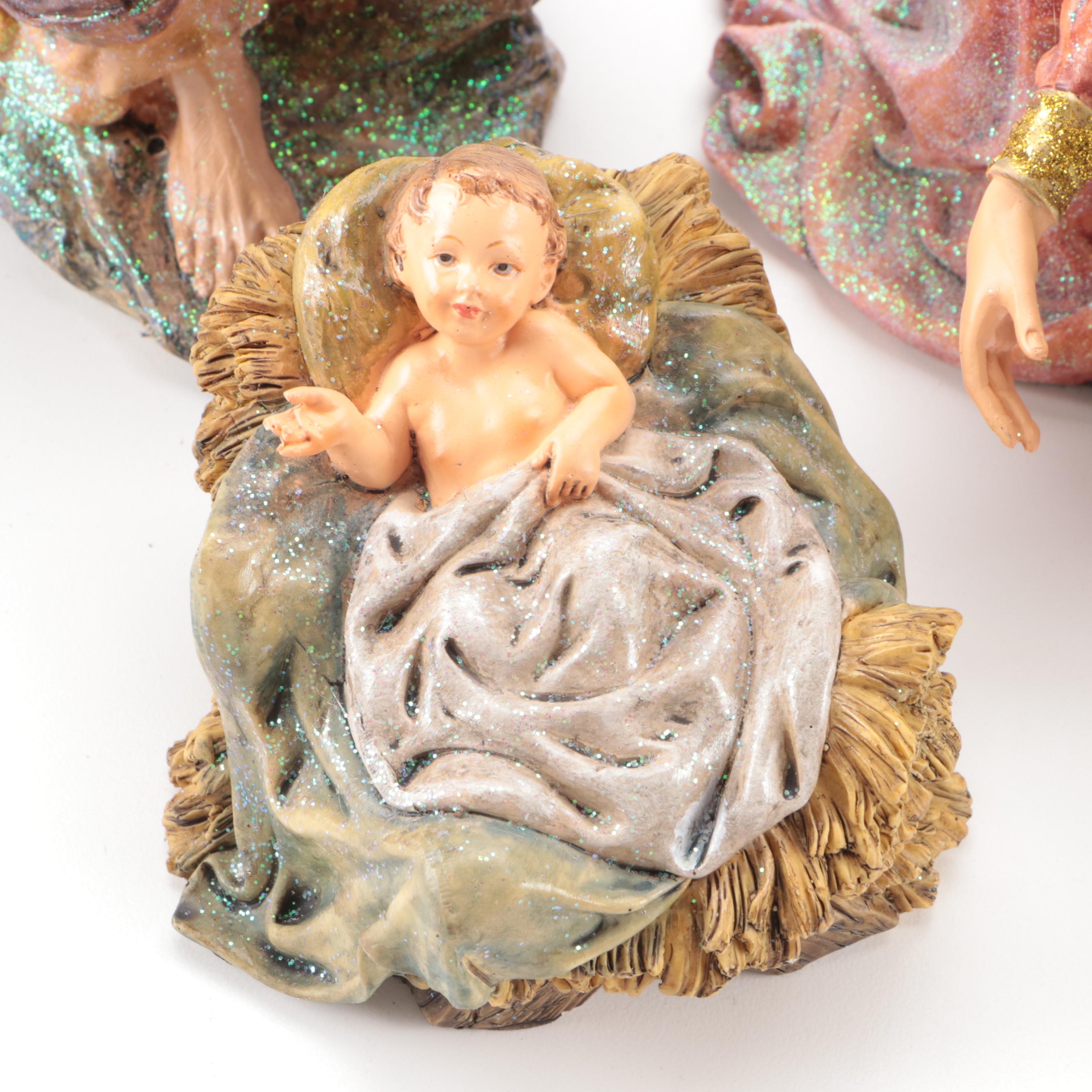 Cast Resin Large Scale Nativity Set