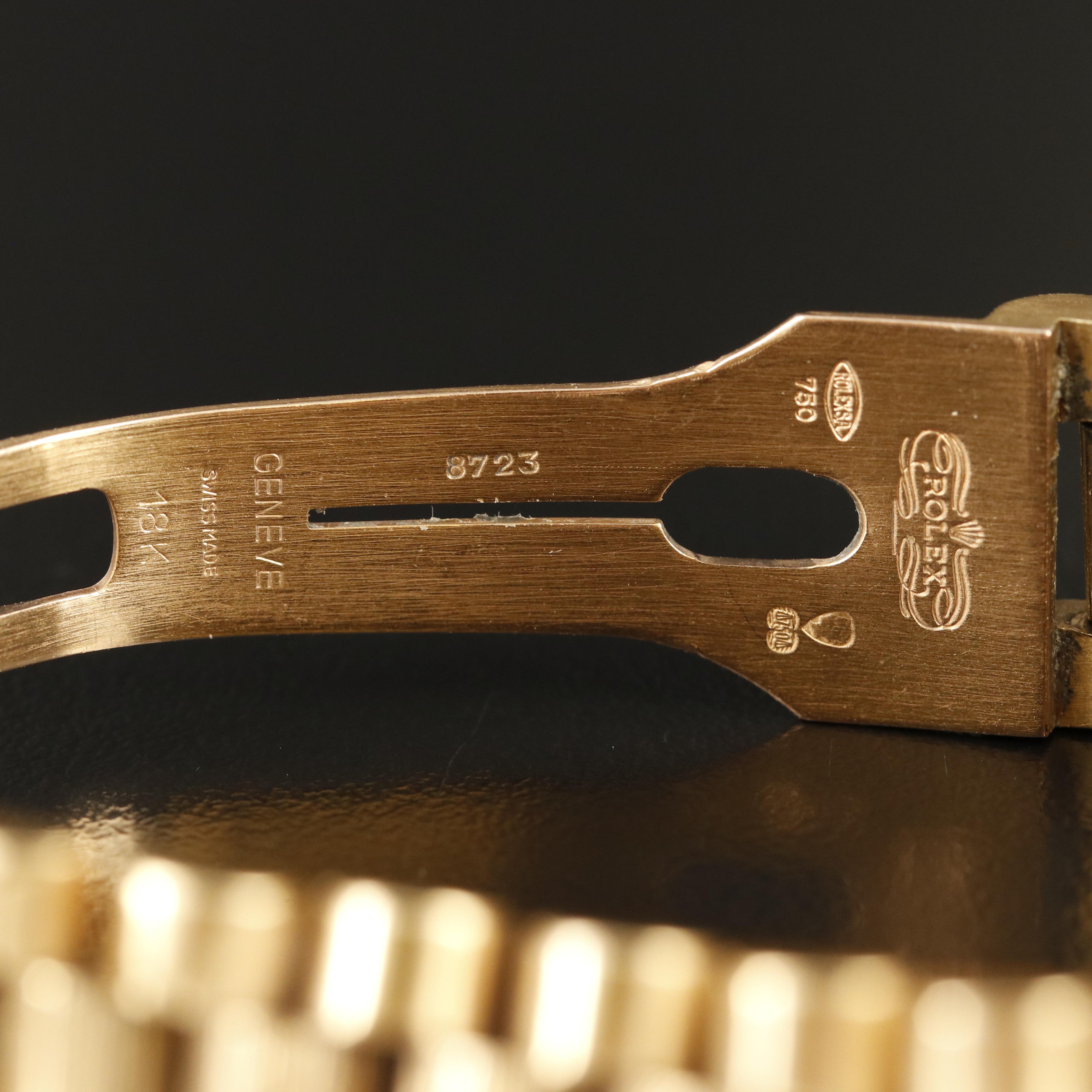 1969 Rolex Day and Date President Diamond Dial Watch