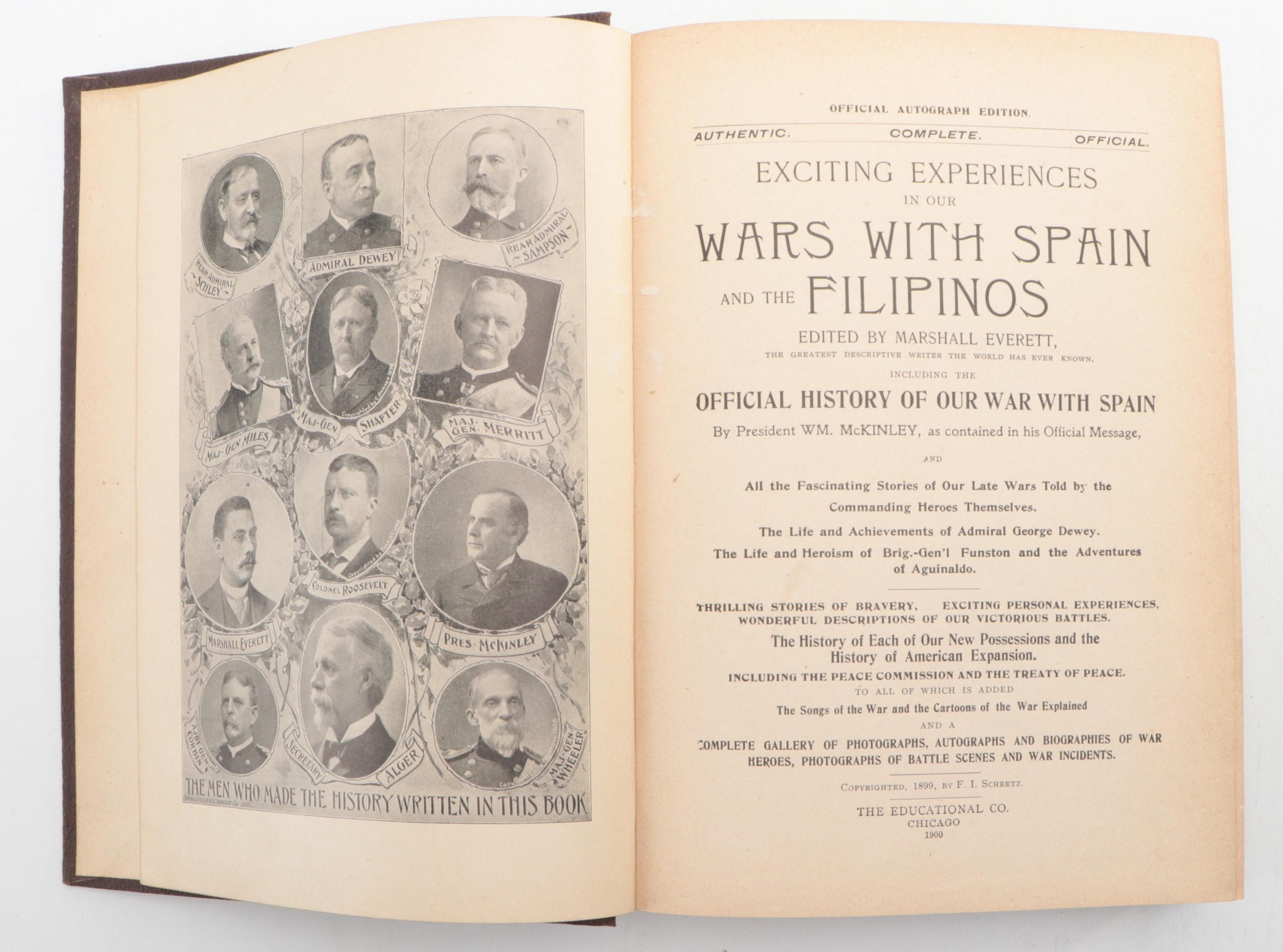 "Exciting Experiences in Our Wars" Edited by Marshall Everett and More