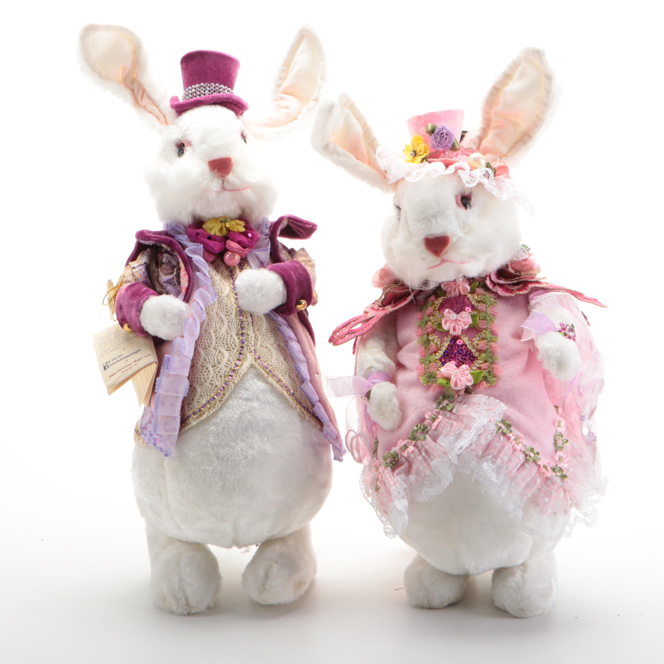 Mark Roberts "Mr. and Mrs. Sweet Rabbit" and Other Seasonal Figurines