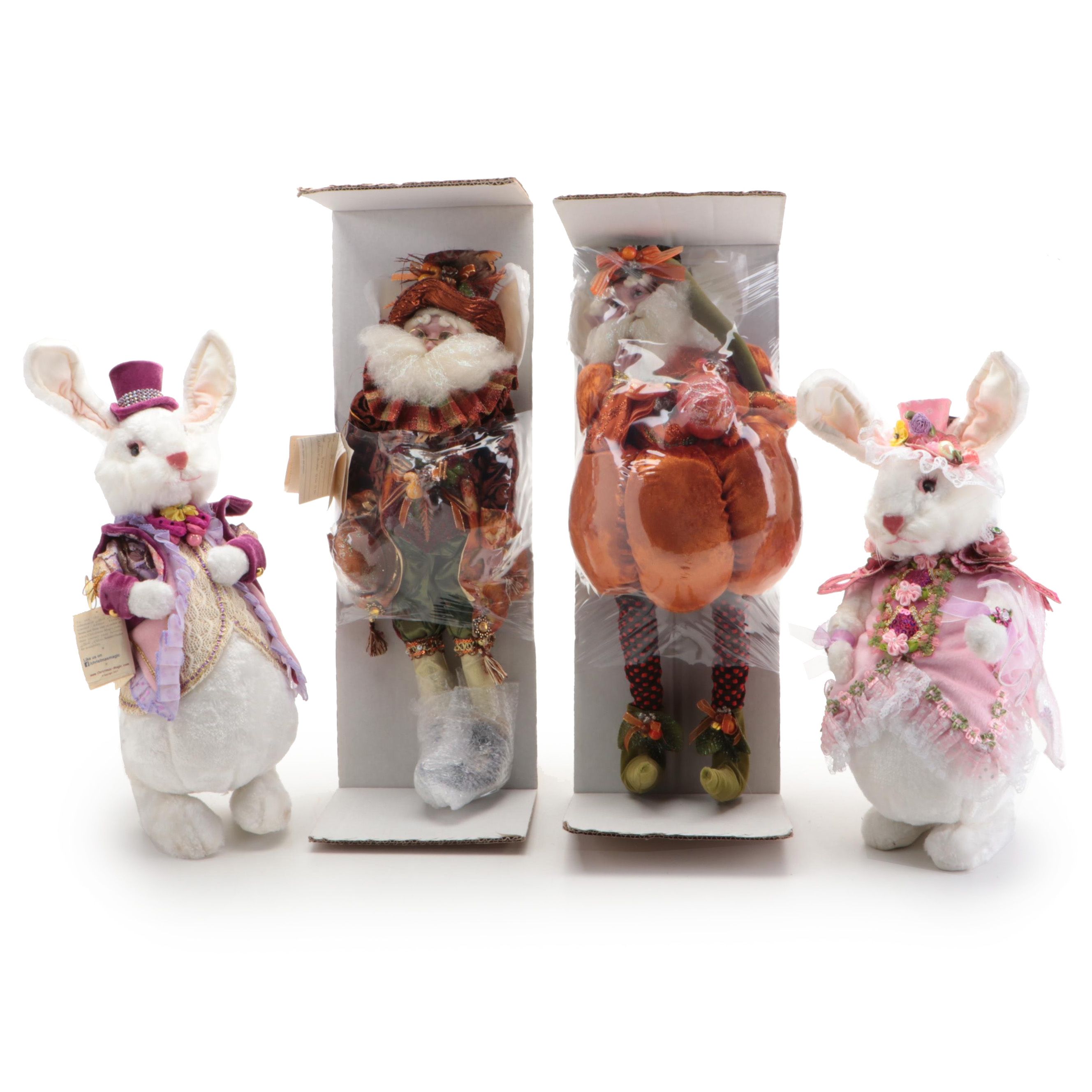 Mark Roberts "Mr. and Mrs. Sweet Rabbit" and Other Seasonal Figurines