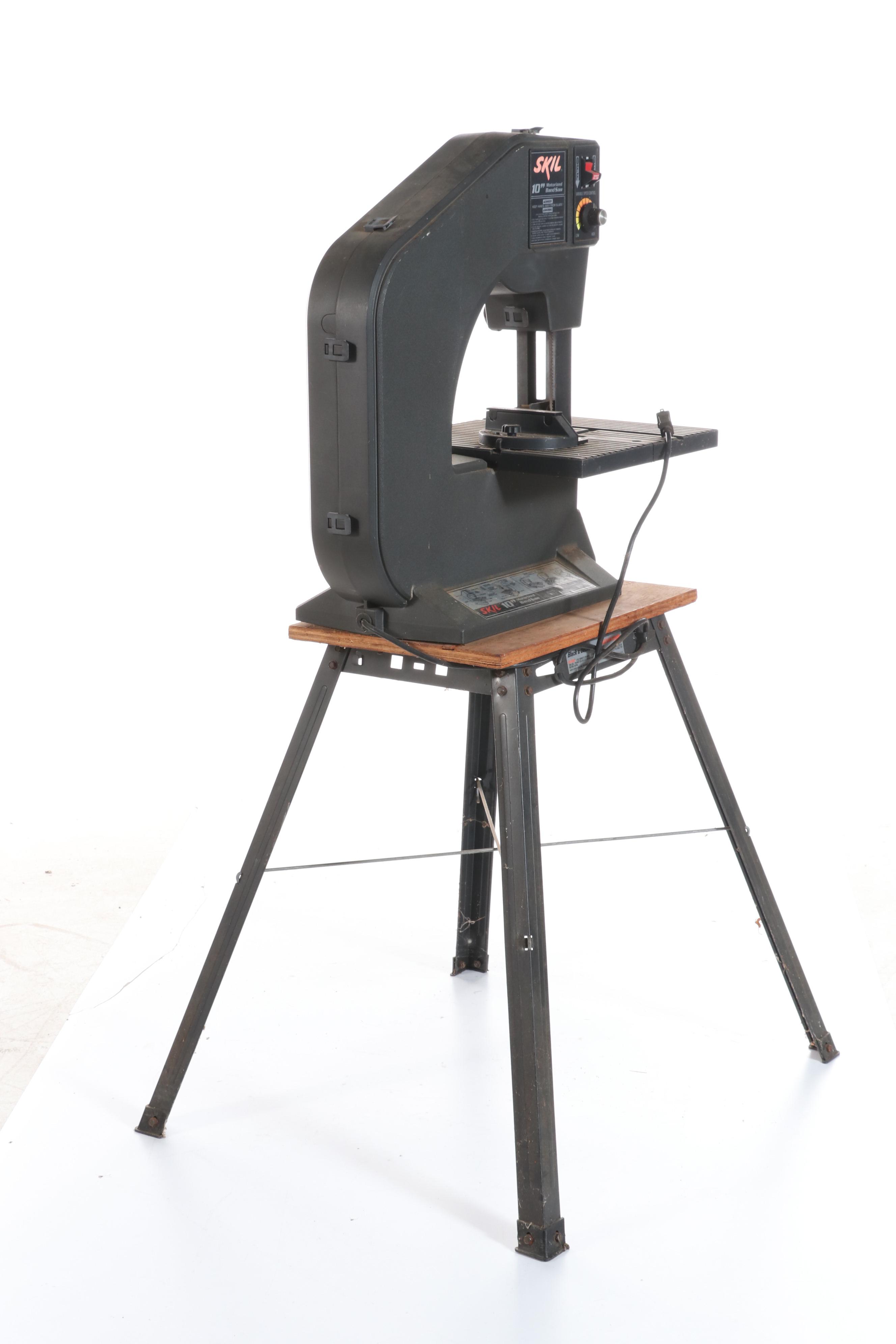 Skil 10" Motorized Electric Bandsaw on Stand