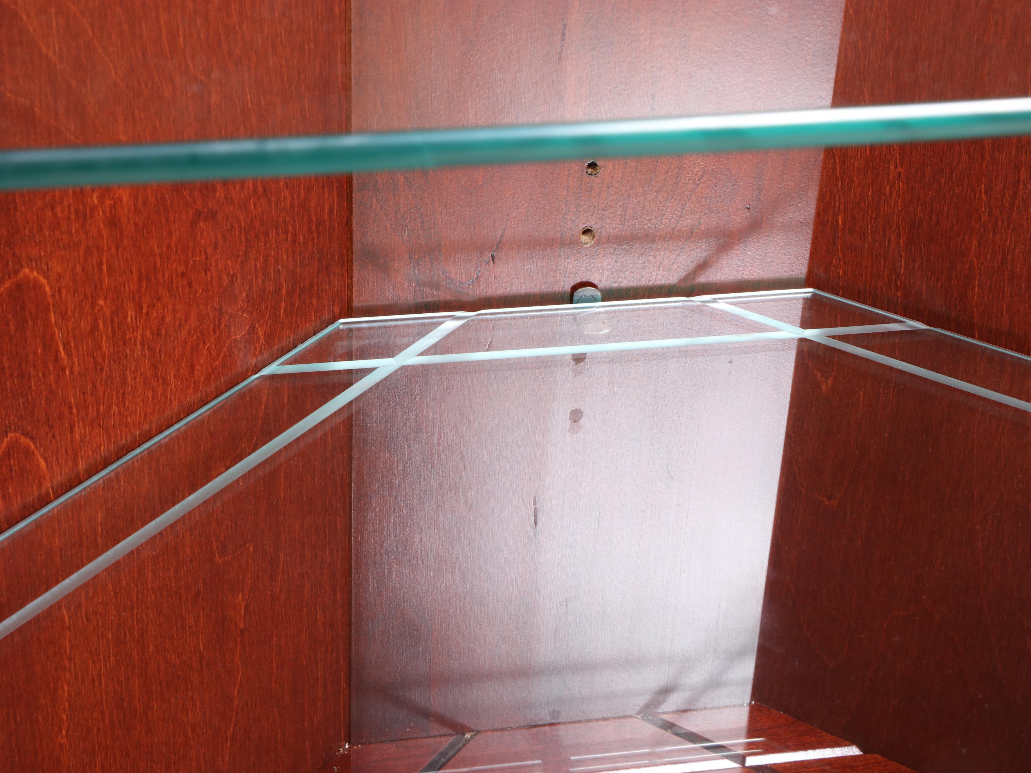 Pennsylvania House George III Style Cherry Corner Cabinet