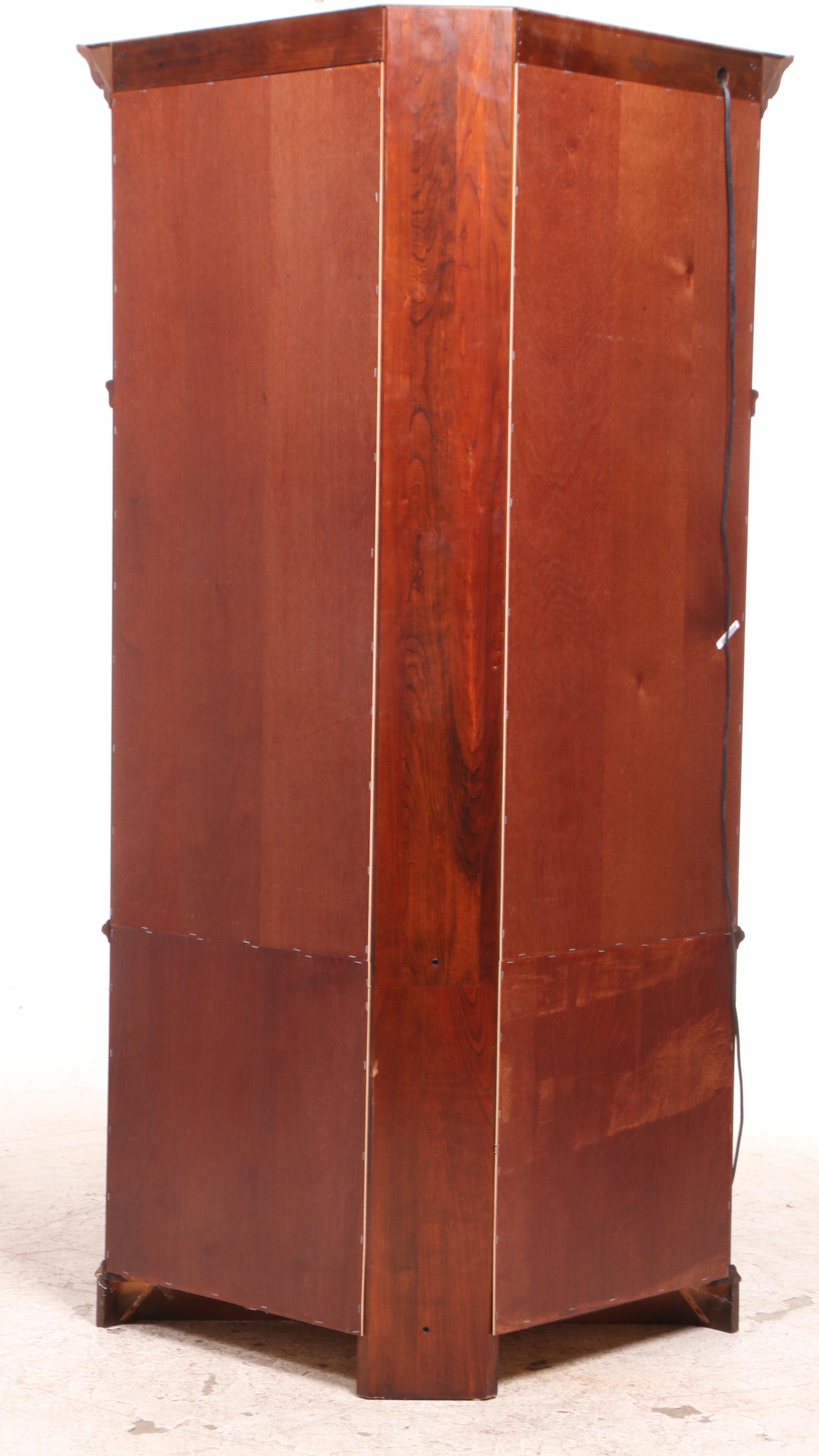 Pennsylvania House George III Style Cherry Corner Cabinet