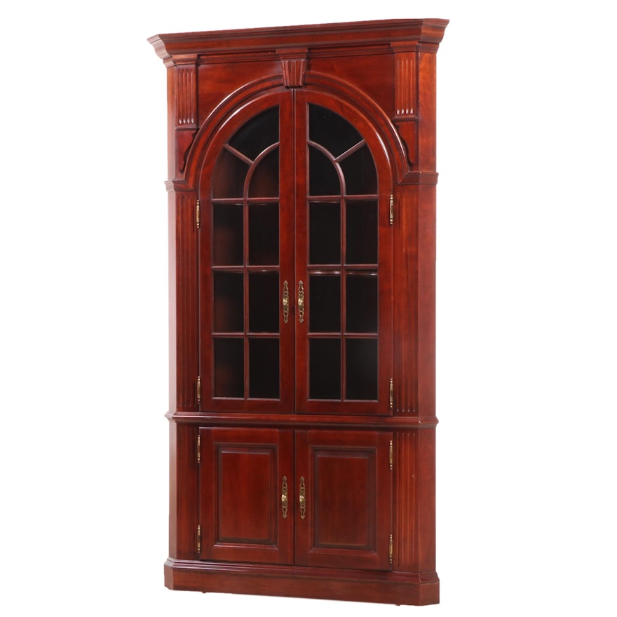 Pennsylvania House Colonial Style Cherry Corner Cupboard