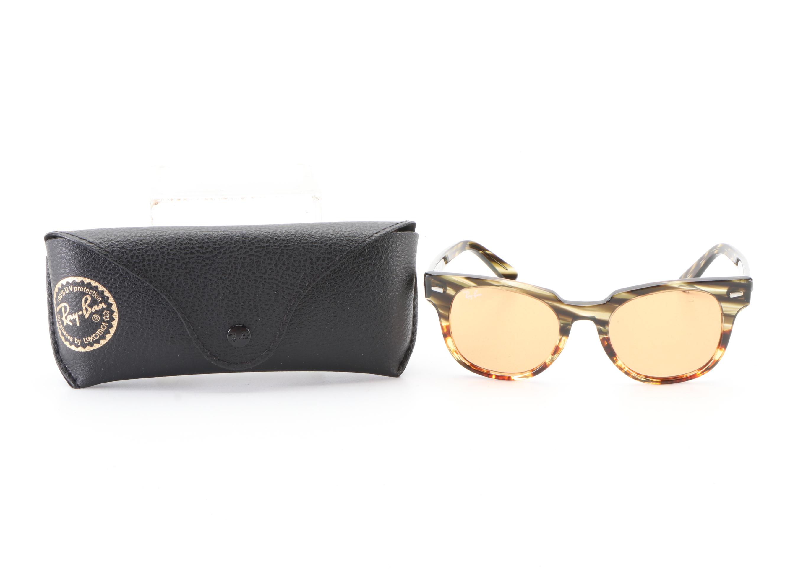 Ray-Ban RB2168 Meteor Sunglasses in Havana with Case