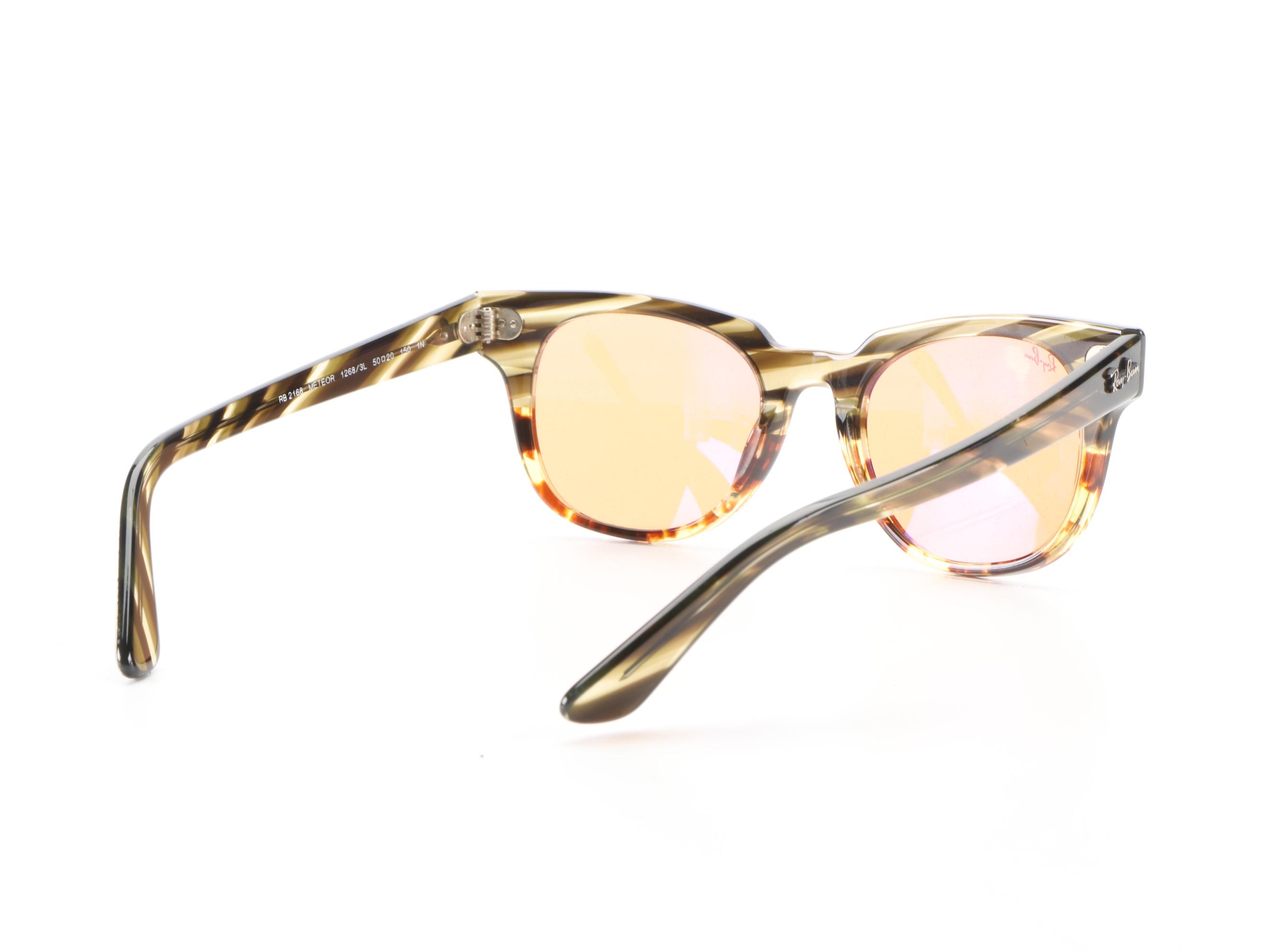 Ray-Ban RB2168 Meteor Sunglasses in Havana with Case