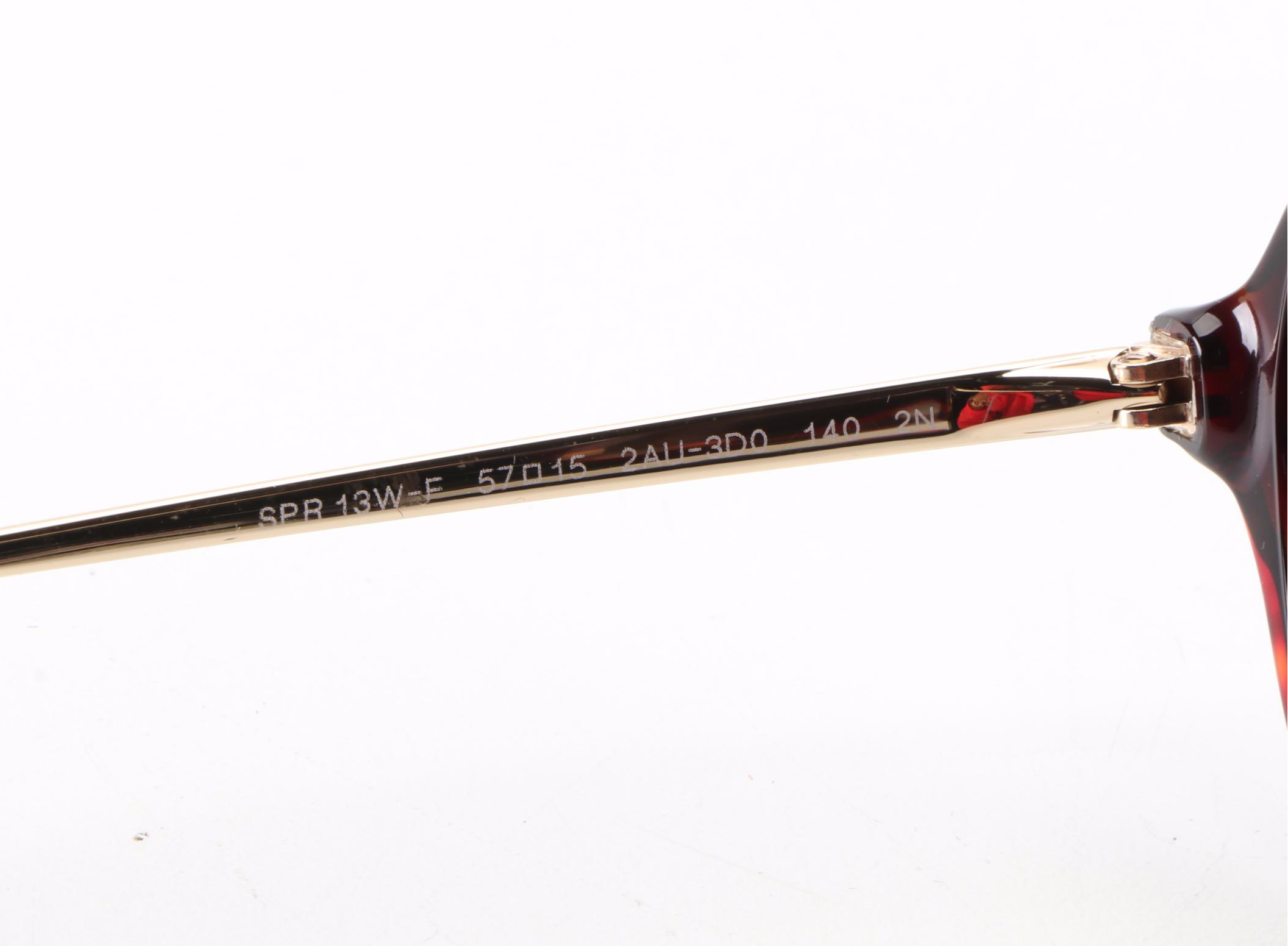 Prada SPR 13W-F Double Bridge Sunglasses in Tortoise with Case and Box