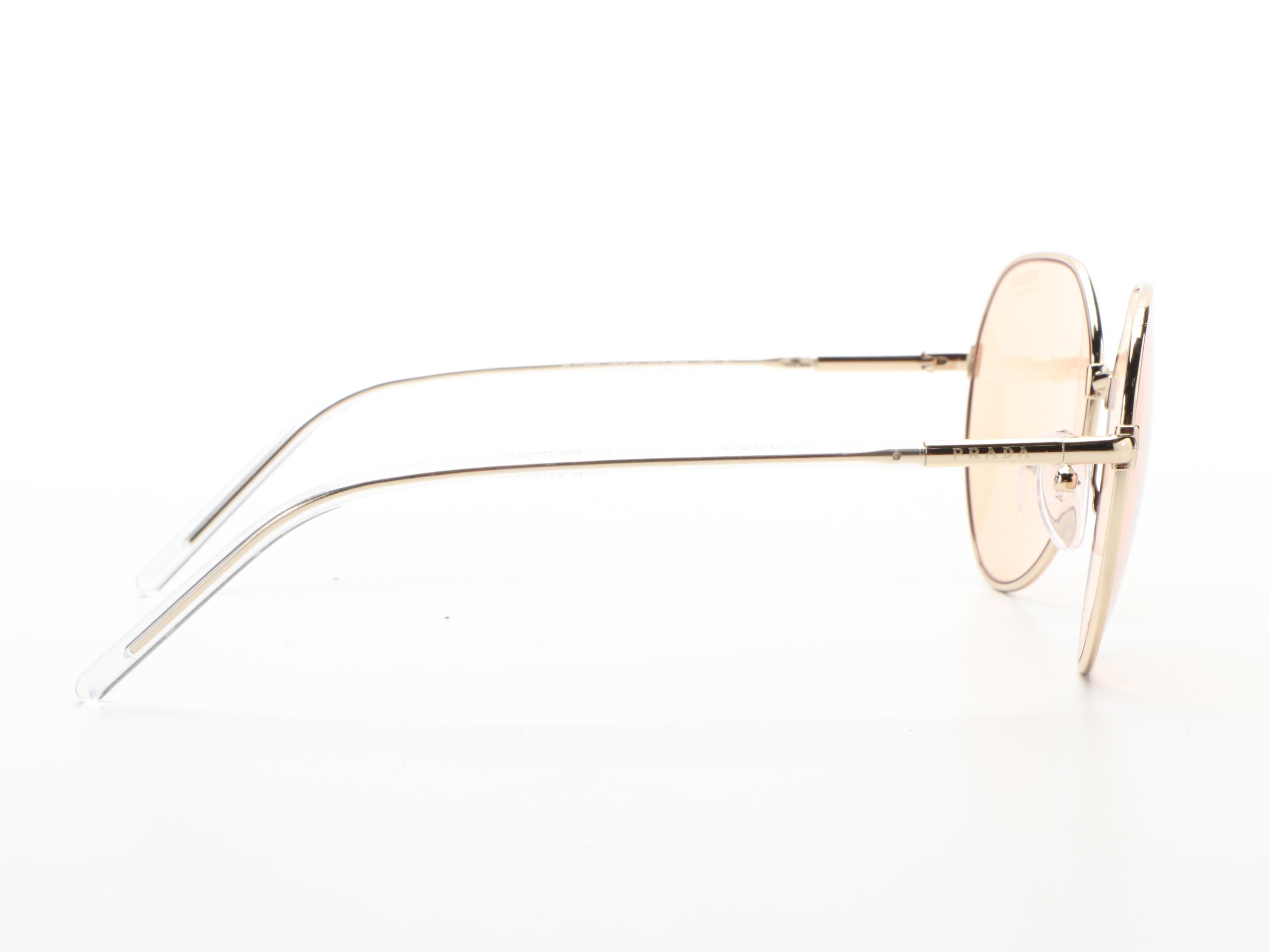 Prada SPR65X Photochromic Lens Sunglasses with Case and Box