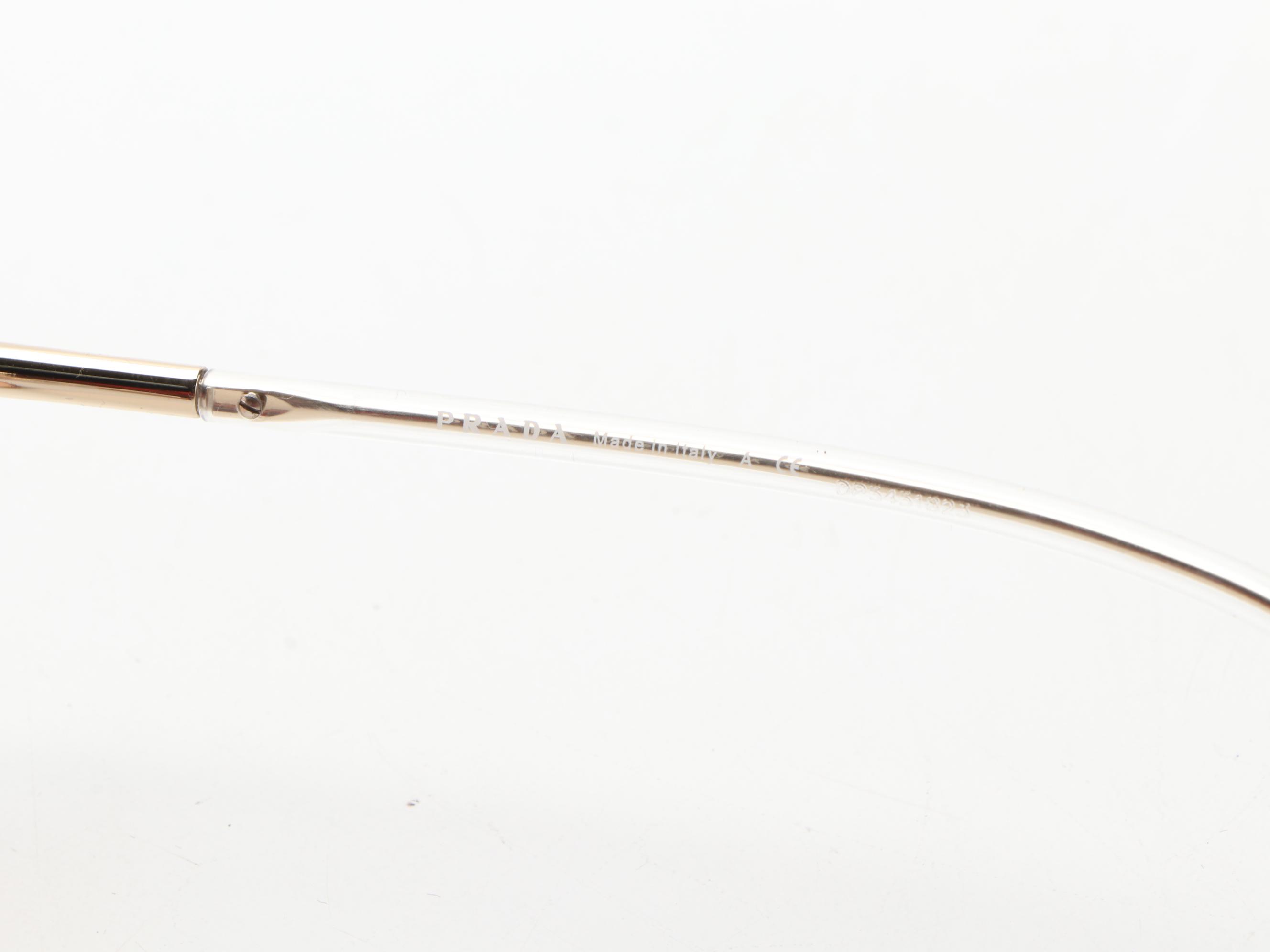 Prada SPR65X Photochromic Lens Sunglasses with Case and Box