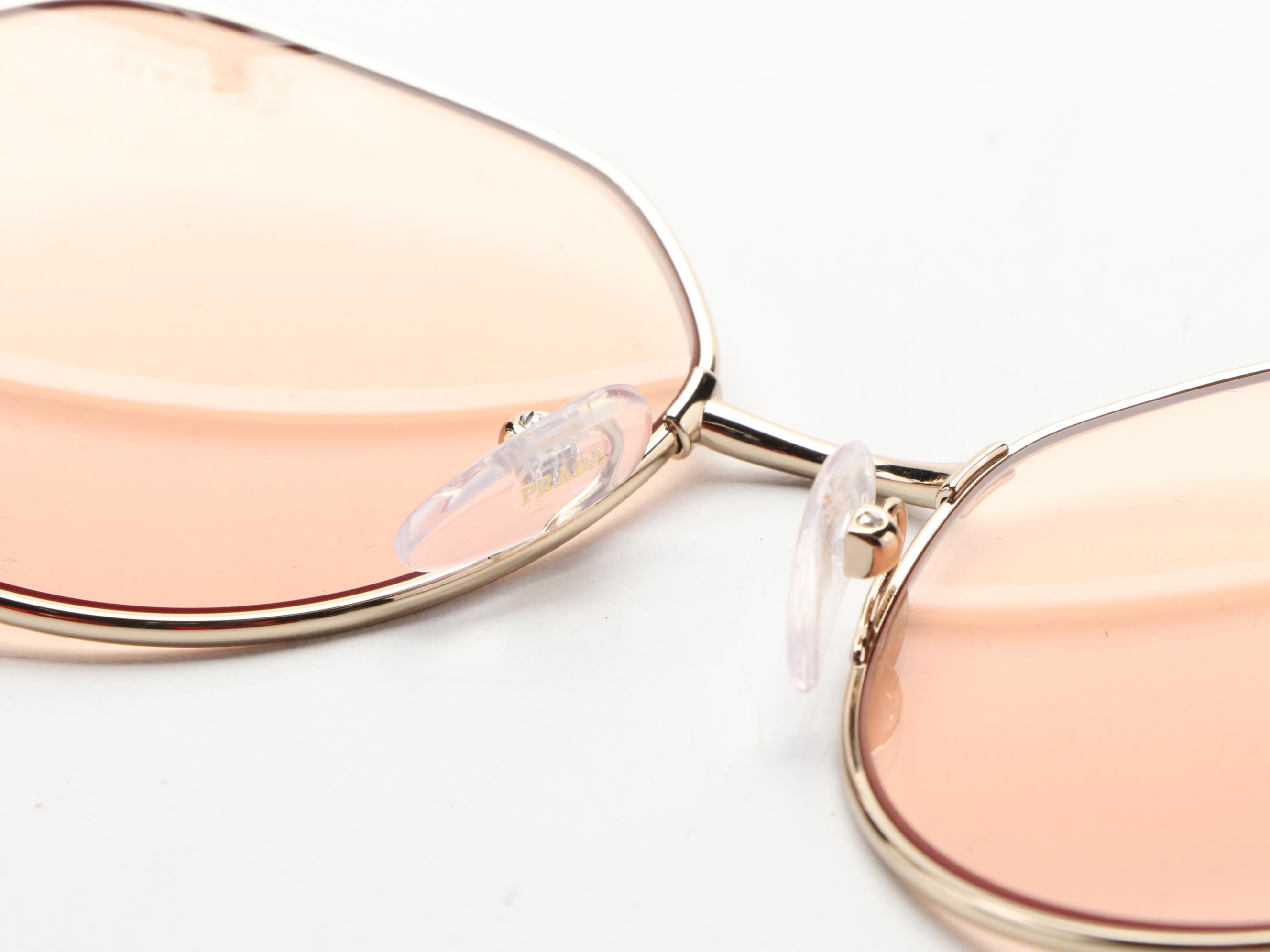 Prada SPR65X Photochromic Lens Sunglasses with Case and Box