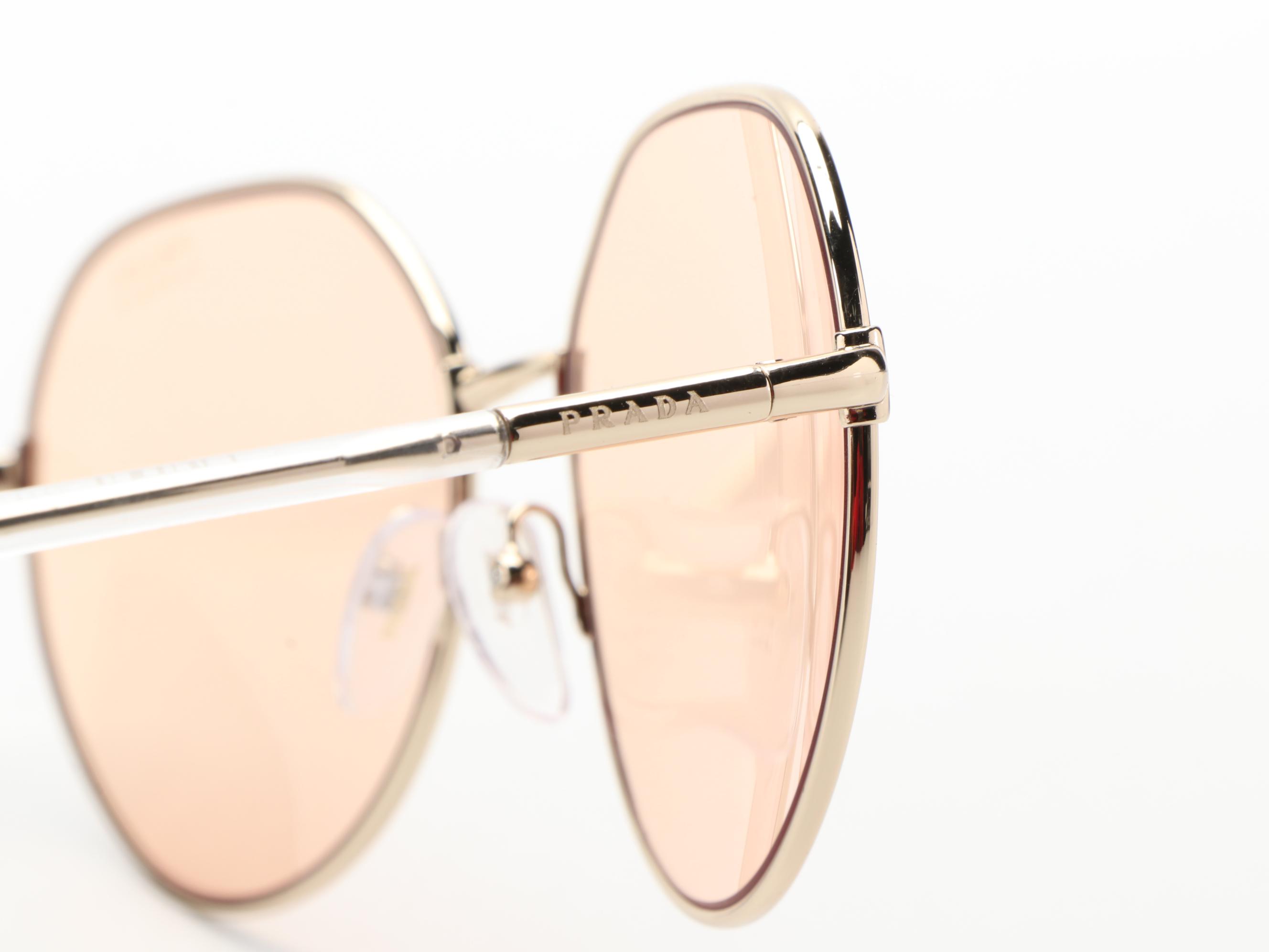 Prada SPR65X Photochromic Lens Sunglasses with Case and Box