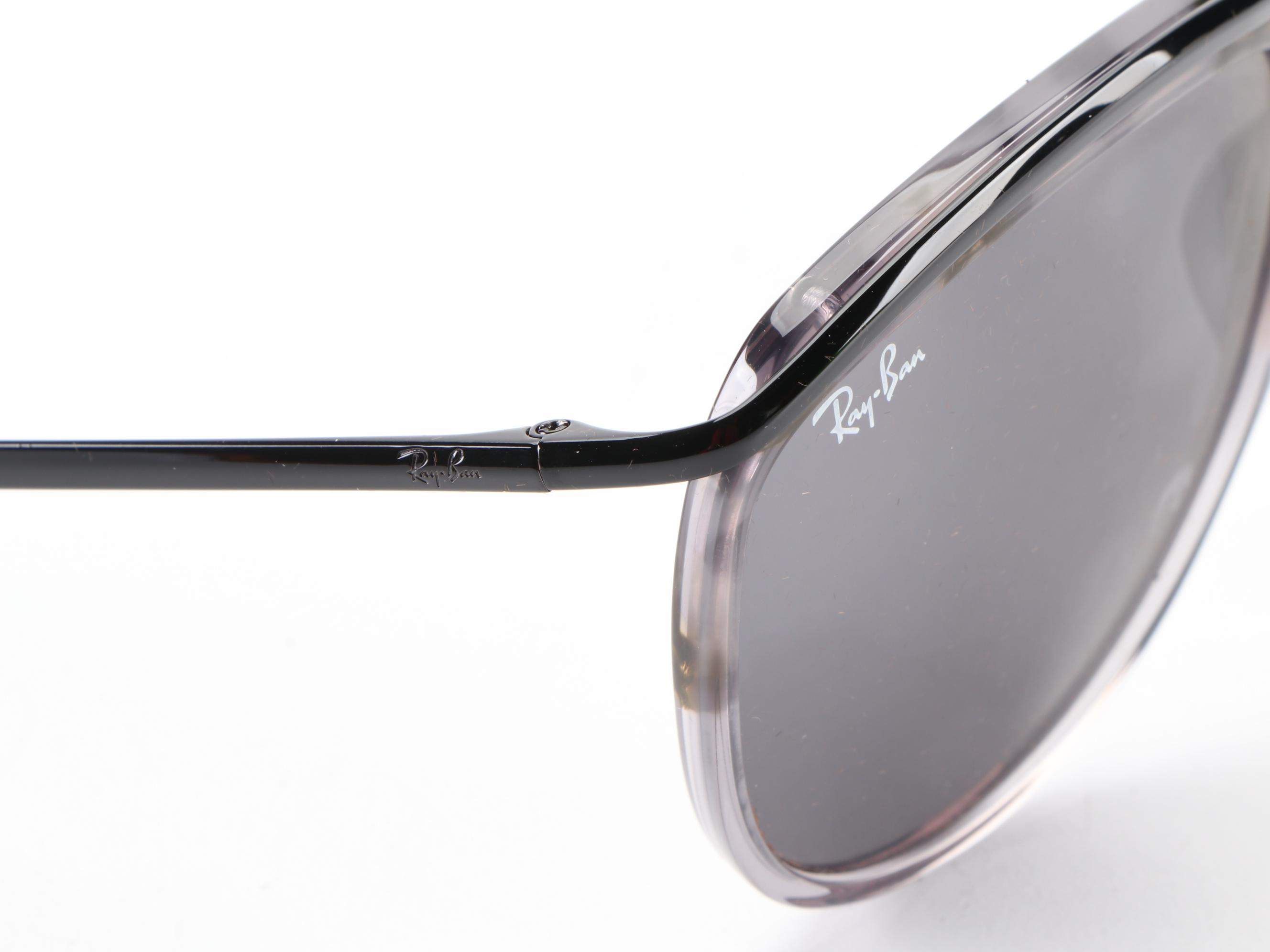 Ray-Ban RB 2219 Olympian Aviator Sunglasses with Case