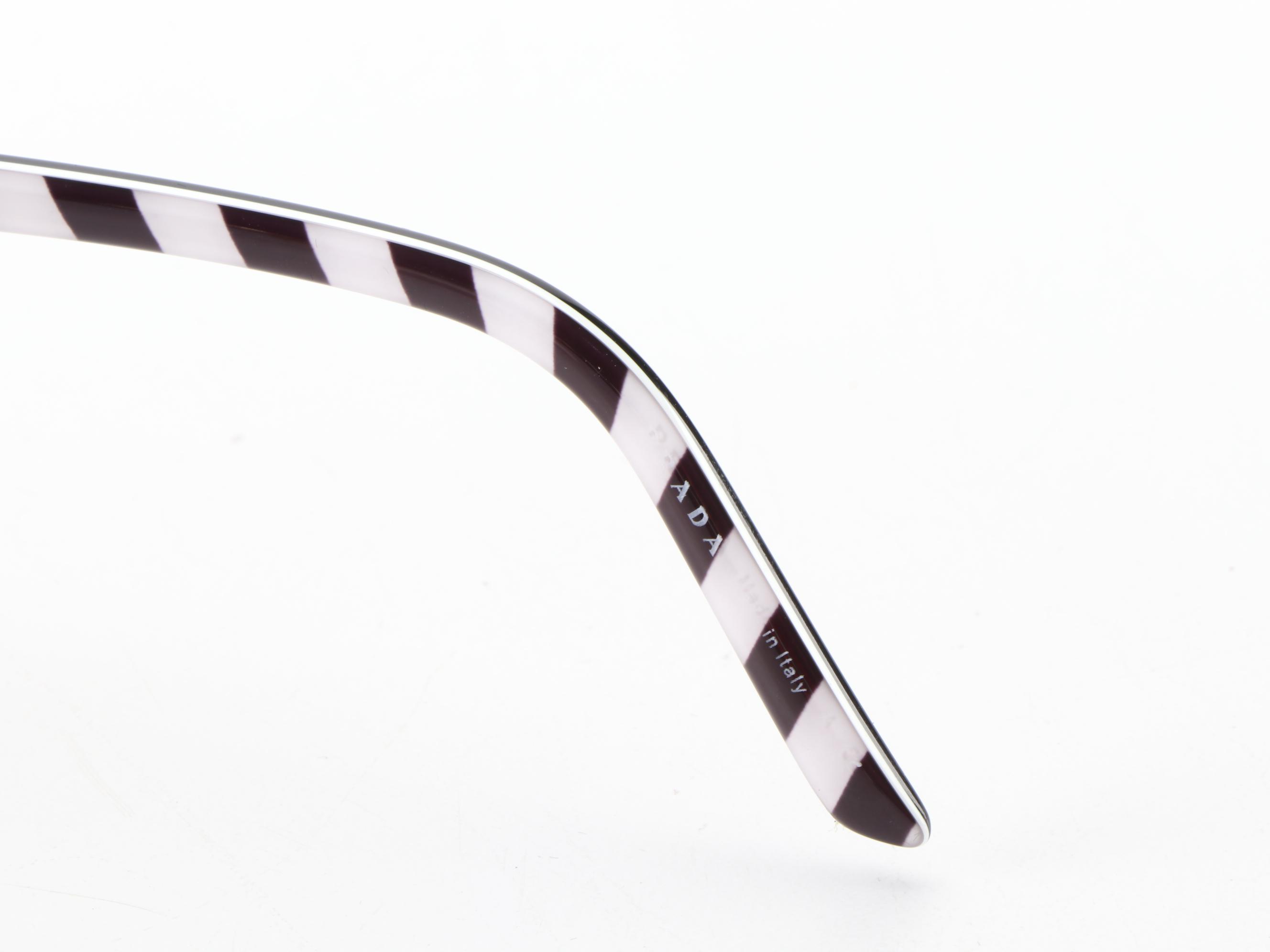 Prada SPR54XS Geometric Sunglasses with Case and Box