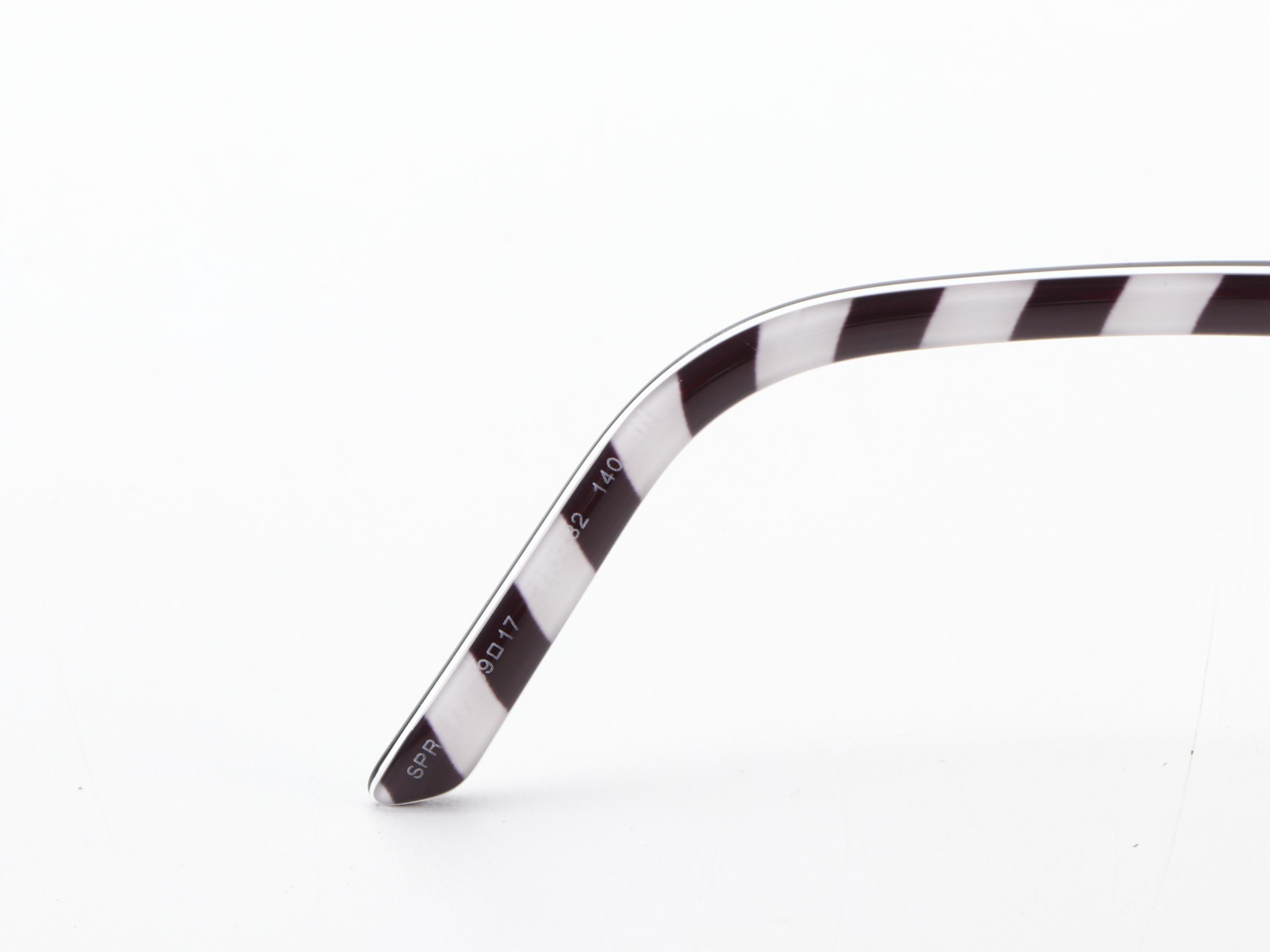 Prada SPR54XS Geometric Sunglasses with Case and Box