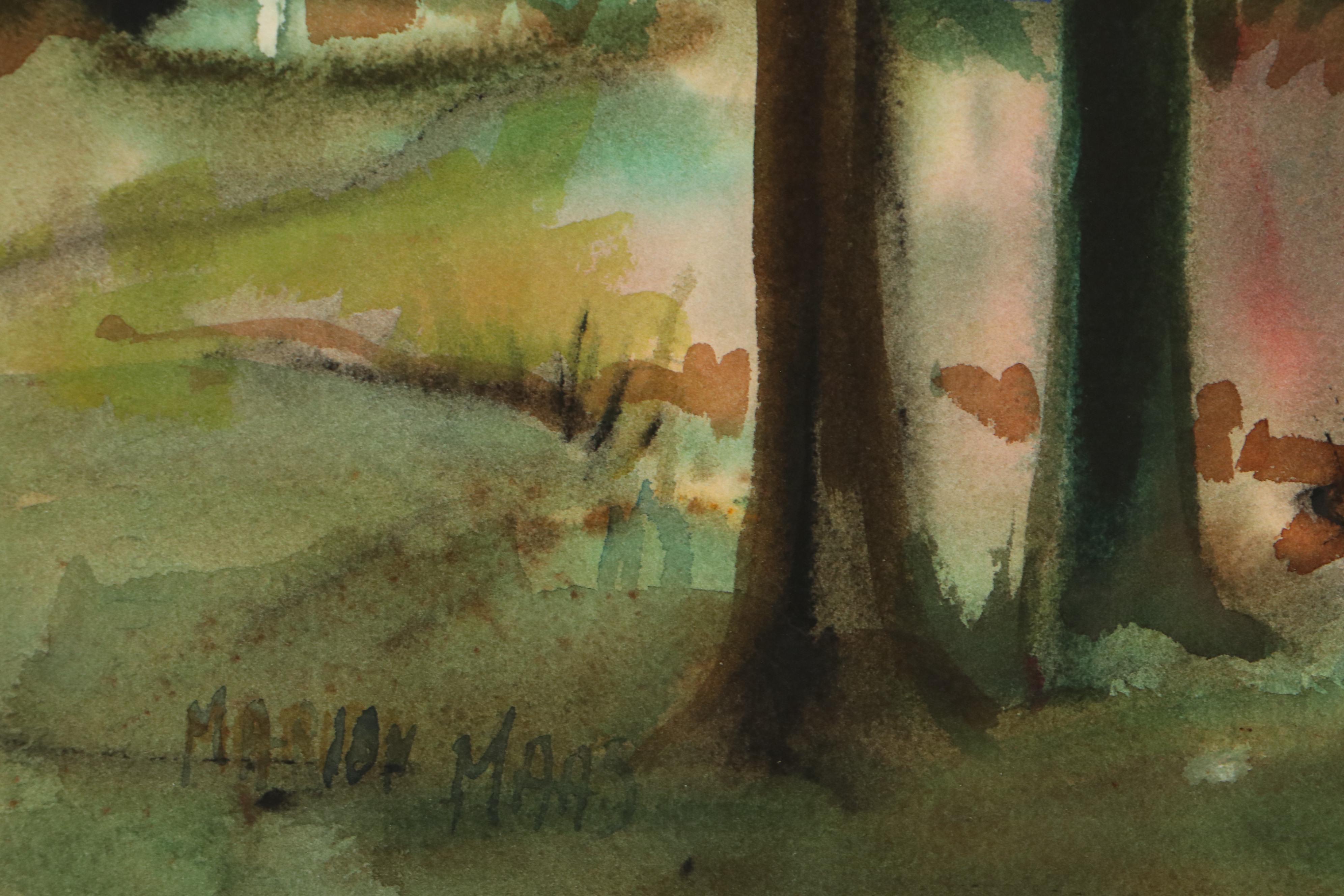 Marion Maas Landscape Watercolor Paintings