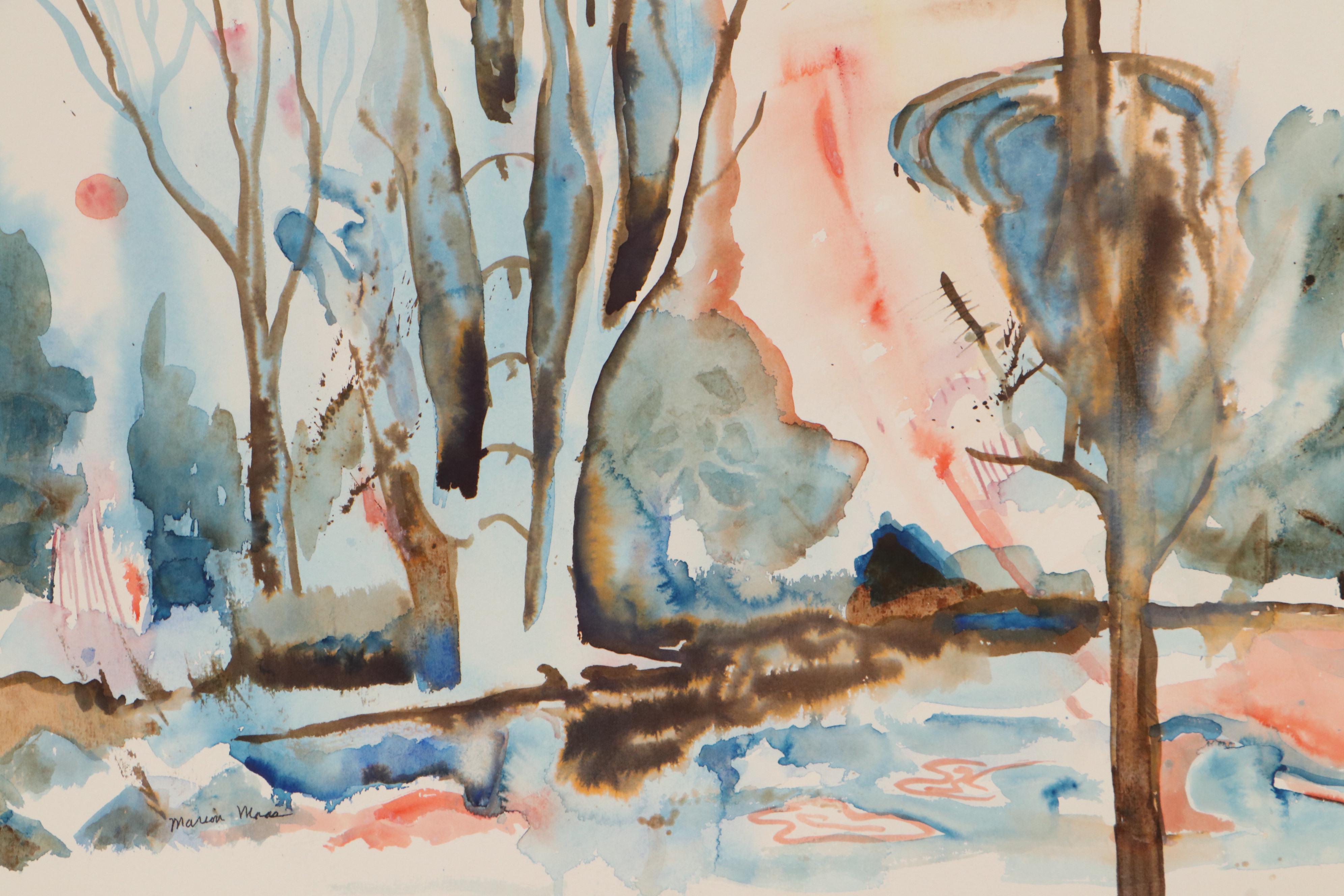 Marion Maas Landscape Watercolor Paintings