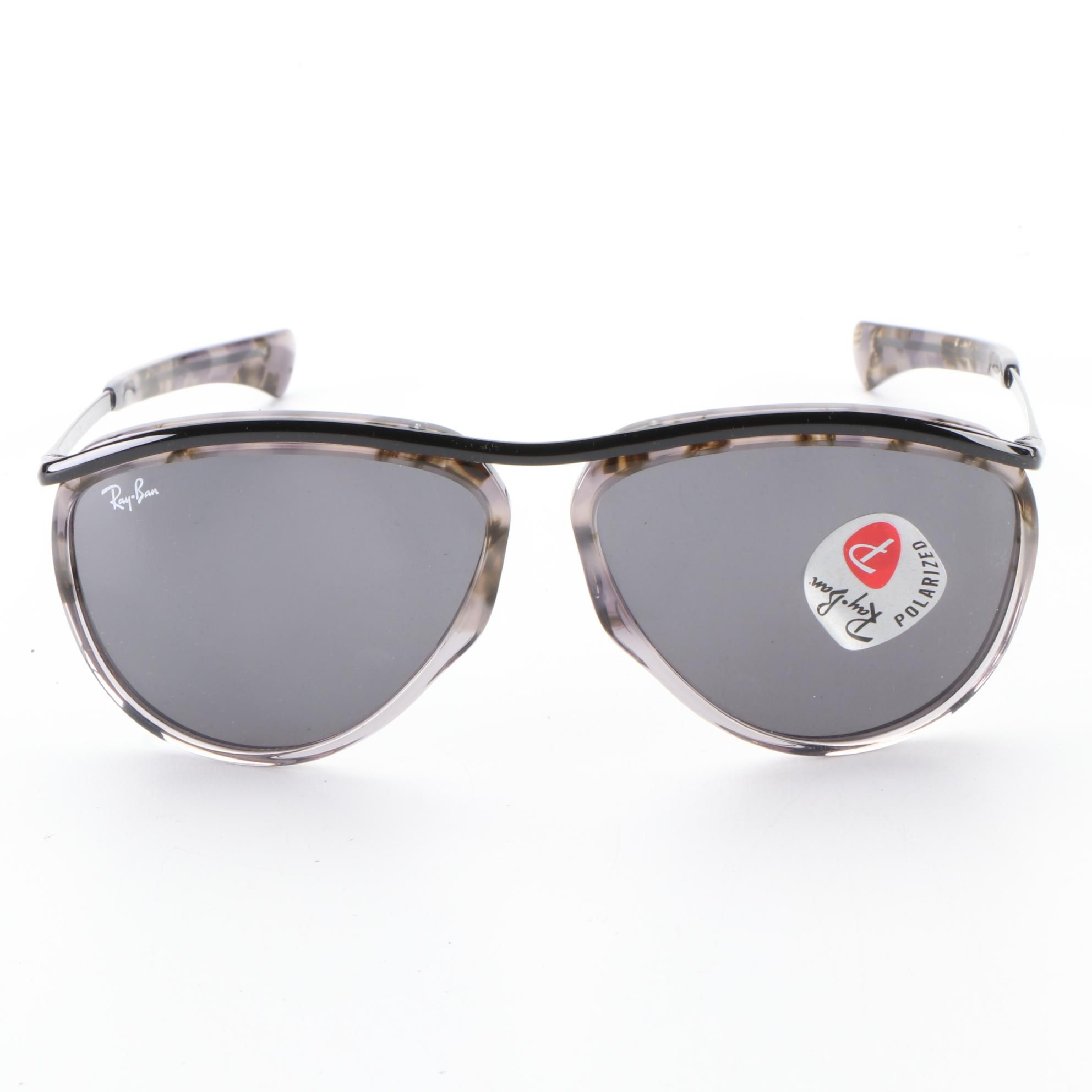 Ray-Ban RB 2219 Olympian Aviator Sunglasses with Case