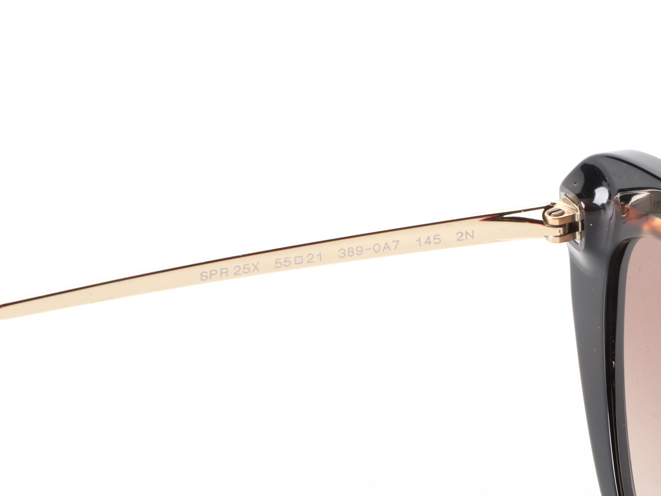 Prada SPR25X Cat Eye Sunglasses with Case and Box