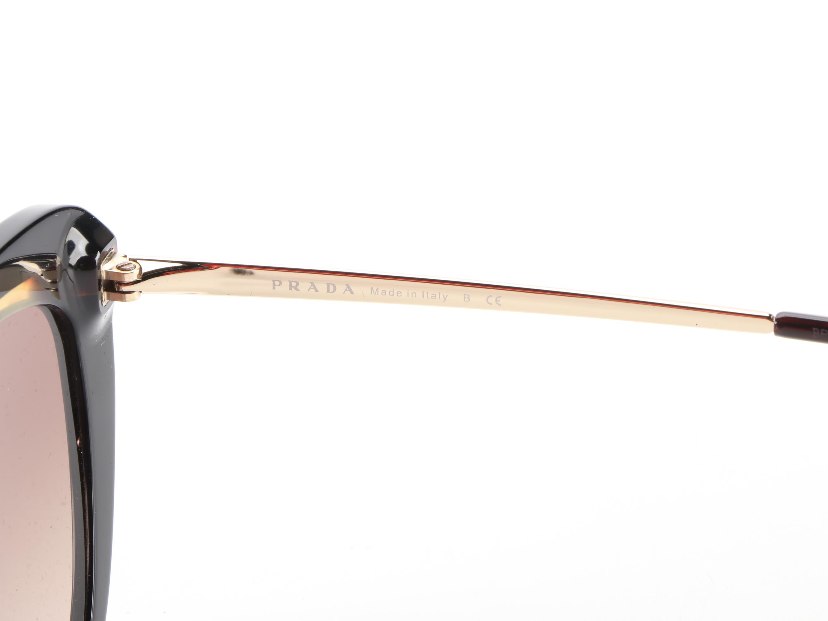 Prada SPR25X Cat Eye Sunglasses with Case and Box