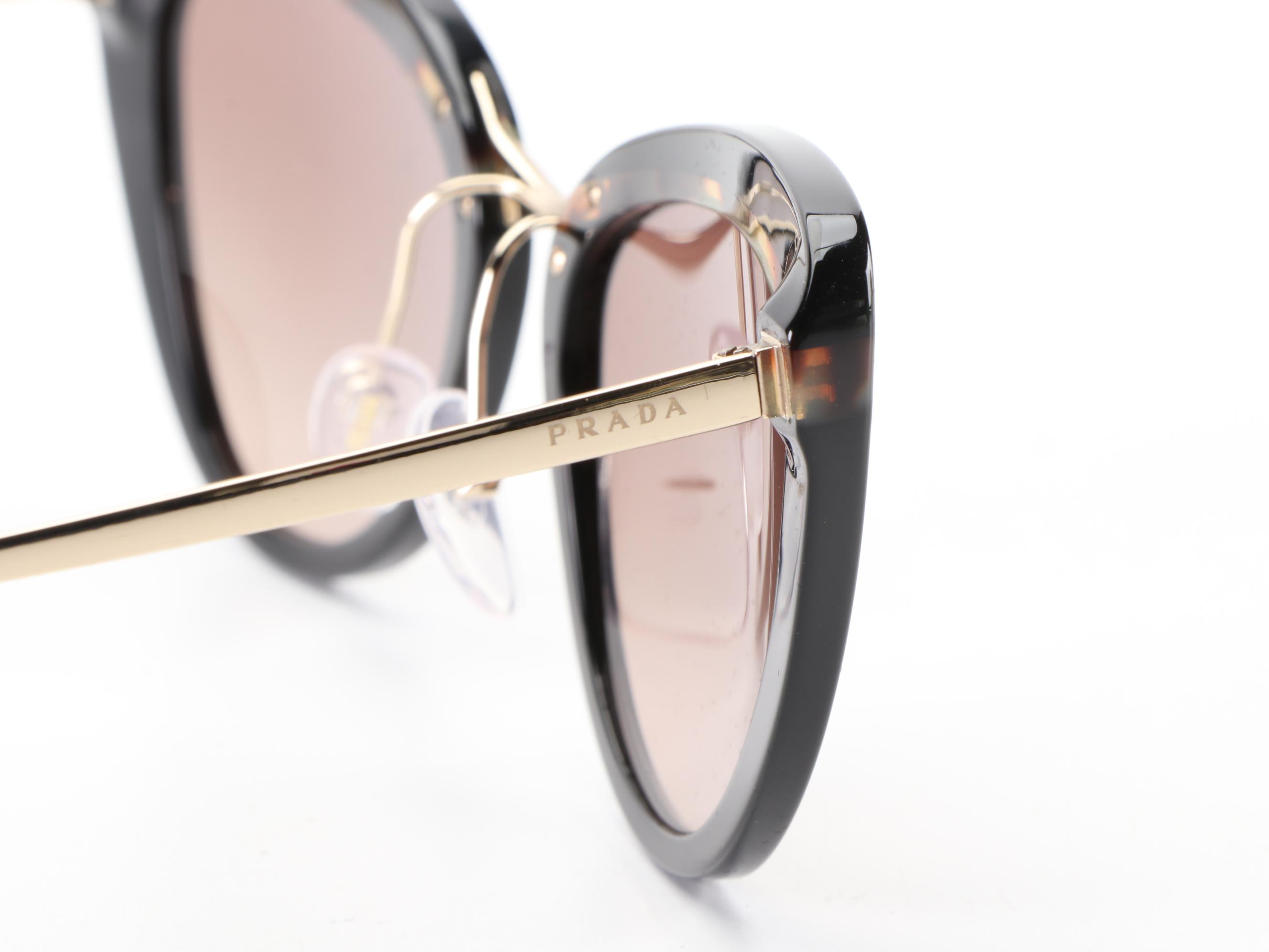 Prada SPR25X Cat Eye Sunglasses with Case and Box