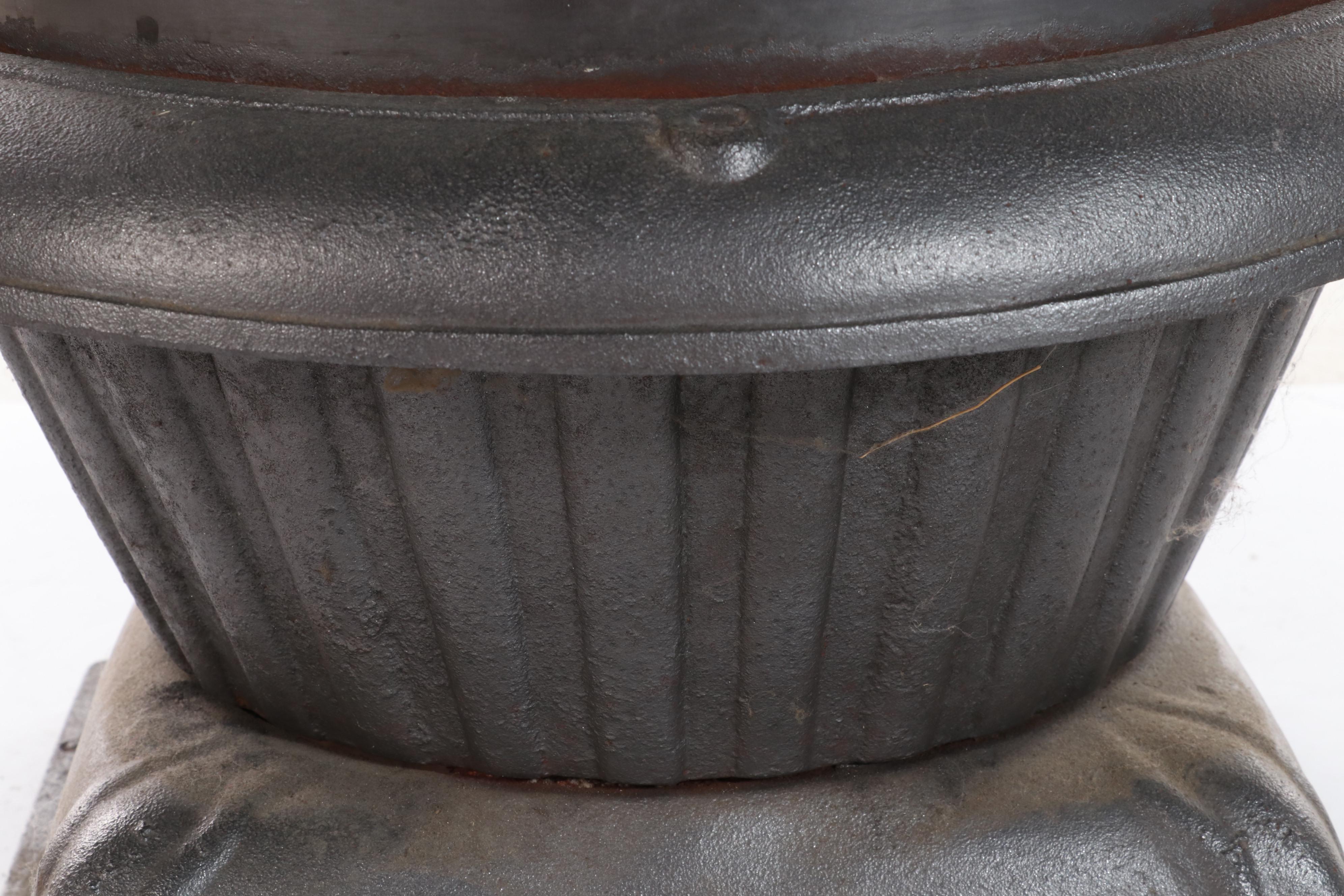 Athens Stove Works No. A17 Round Oak Stove, Late 19th/ Early 20th Century