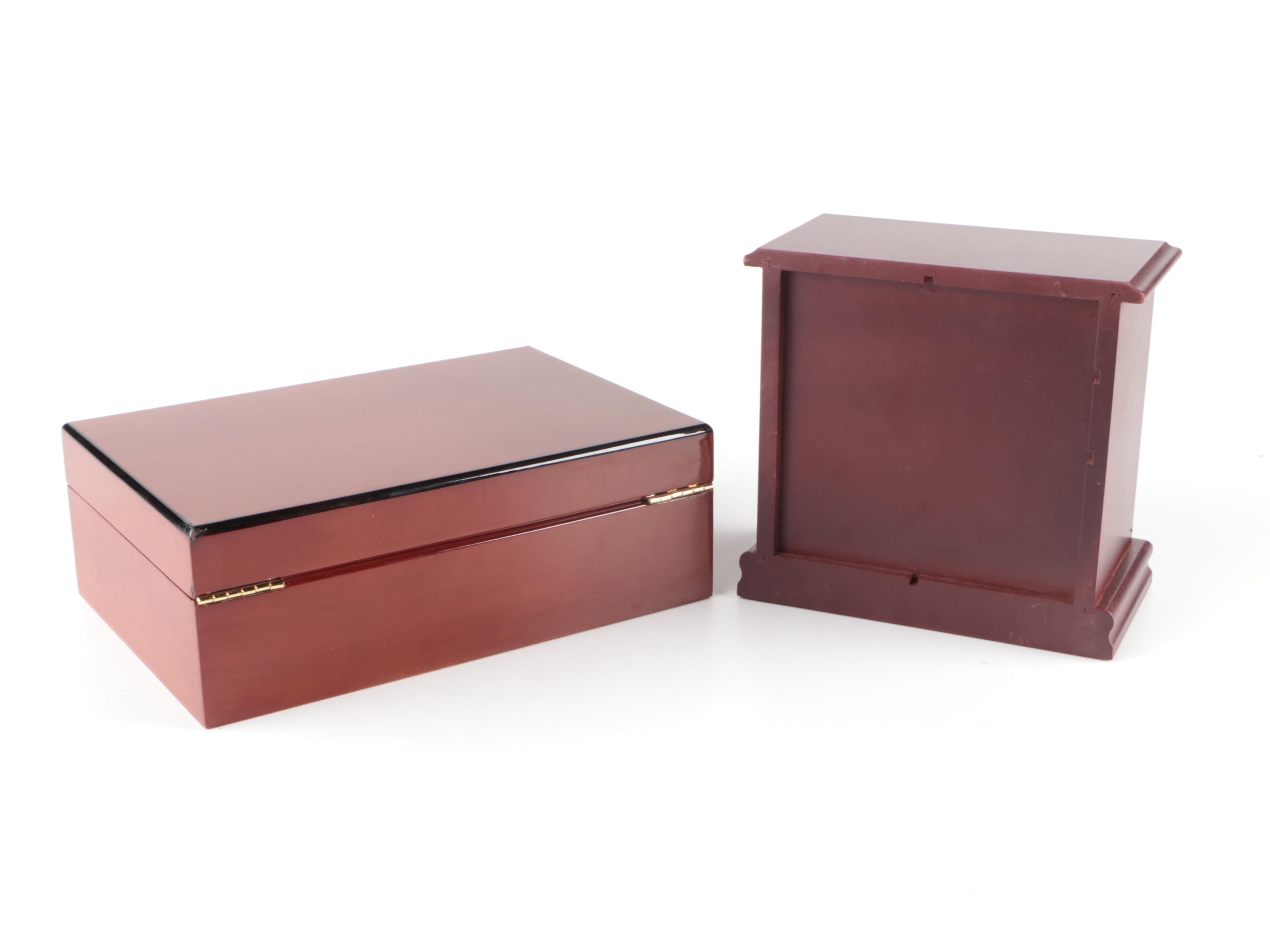 Sheridan Four-Drawer Jewelry Box with Other High-Gloss Wood Jewelry Box
