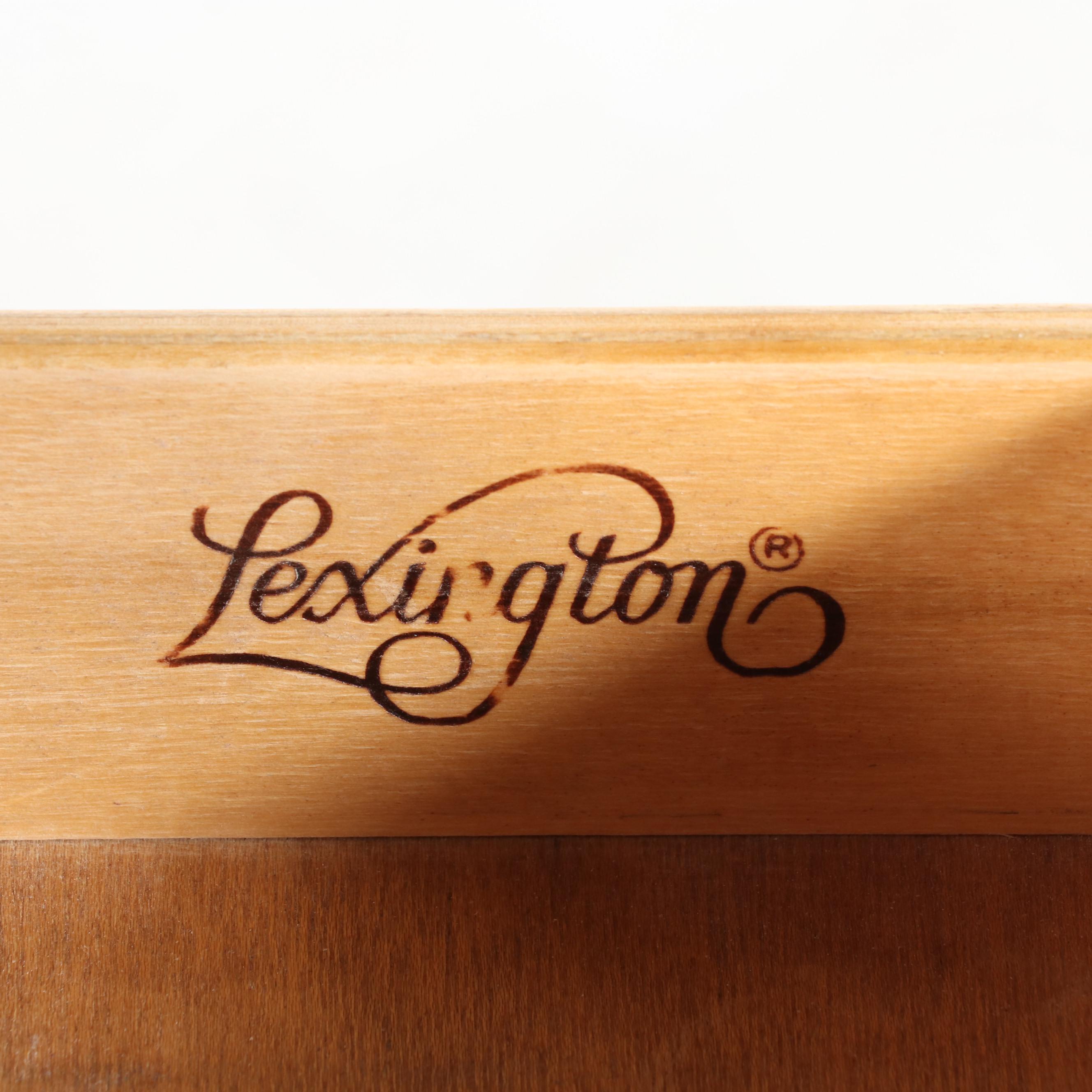 Pair of Lexington "Vestiges" Cherry Nightstands, Late 20th Century