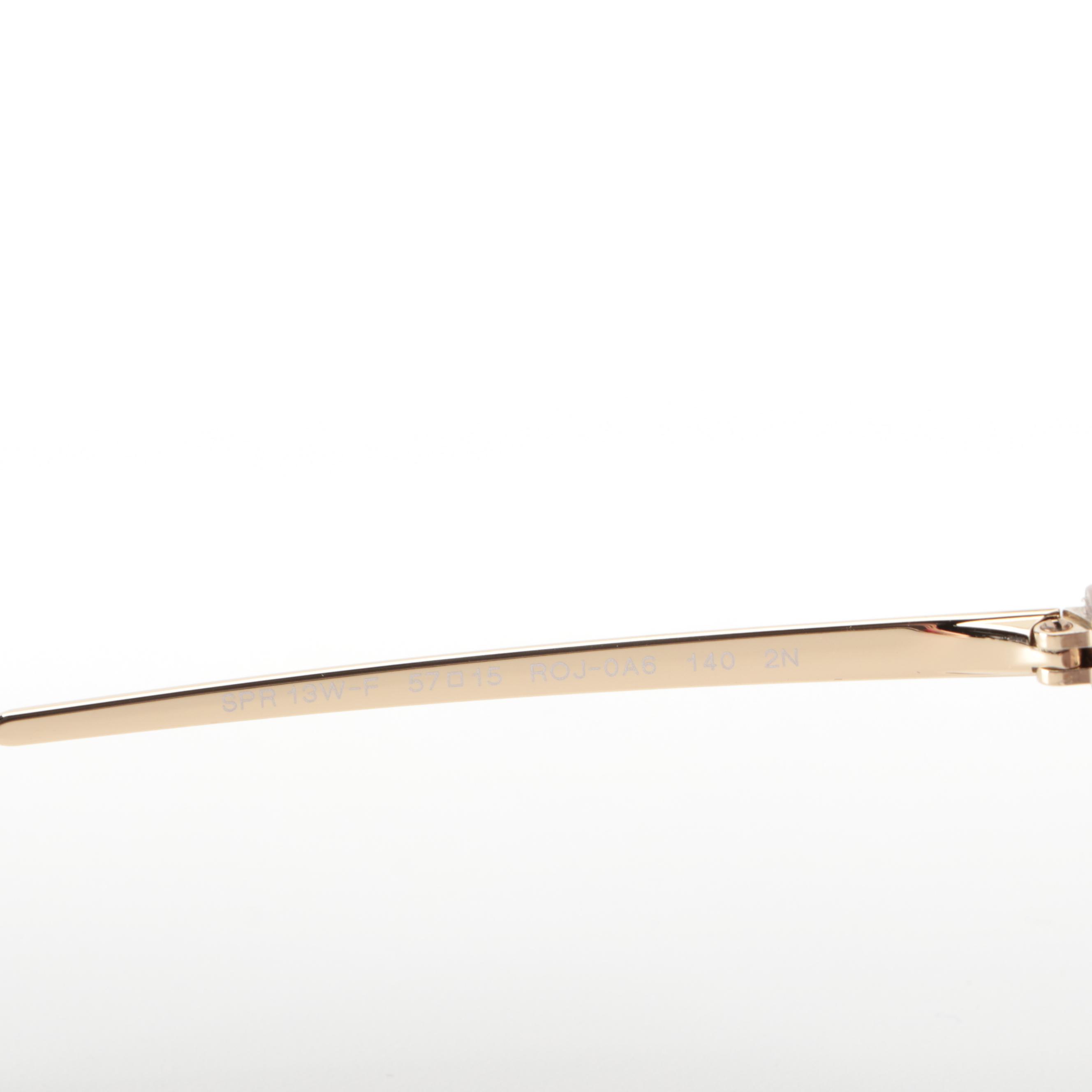 Prada SPR13WSF Orchid Tortoise Avio Sunglasses with Case