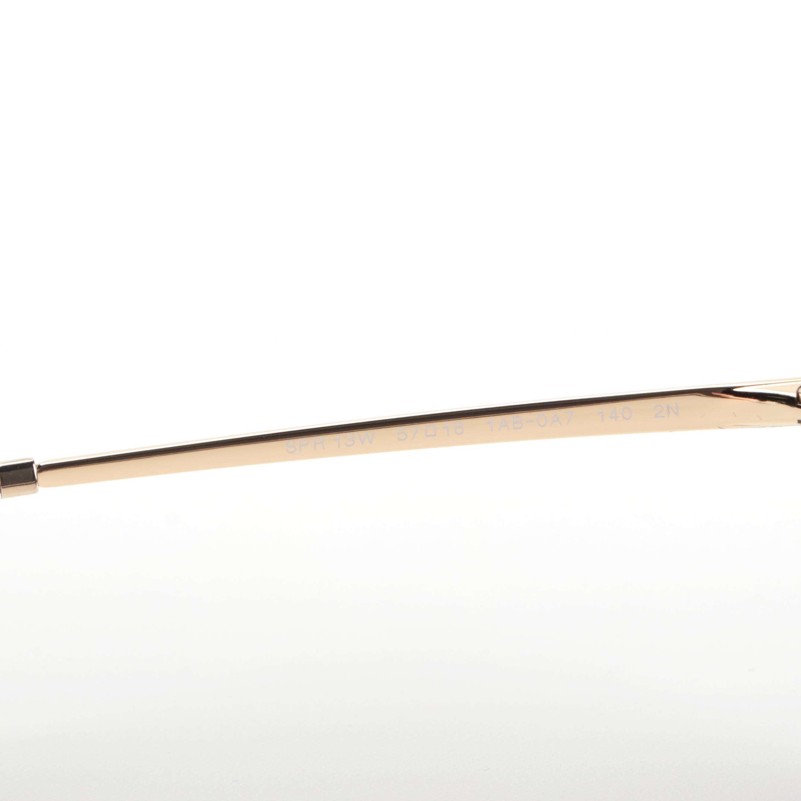 Prada SPR13WS Black Avio Sunglasses with Case